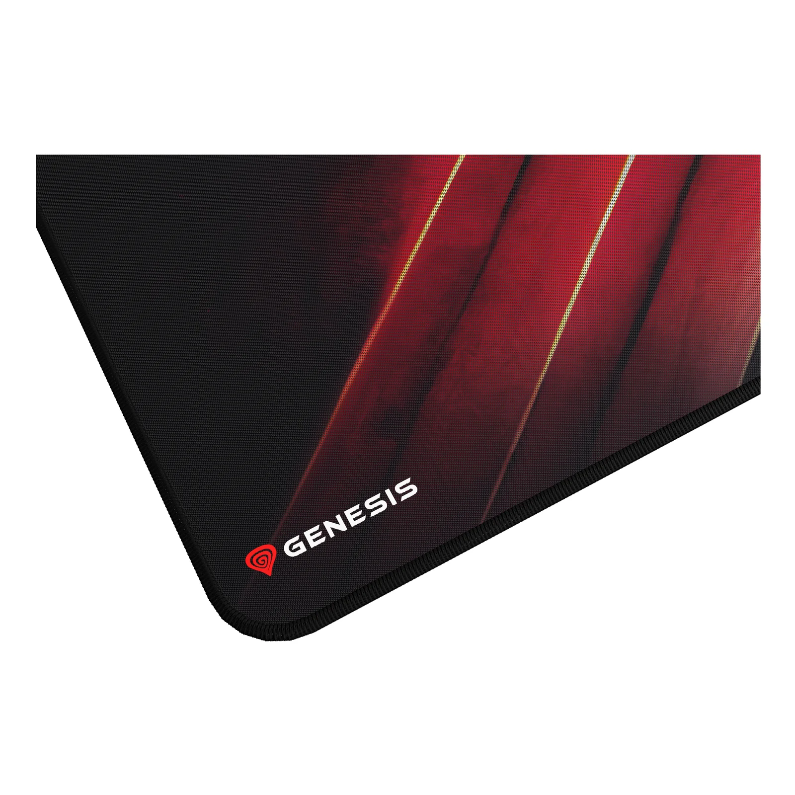 GENESIS Carbon 500 Maxi Flash G2 Tapis de souris de jeu Noir, Rouge