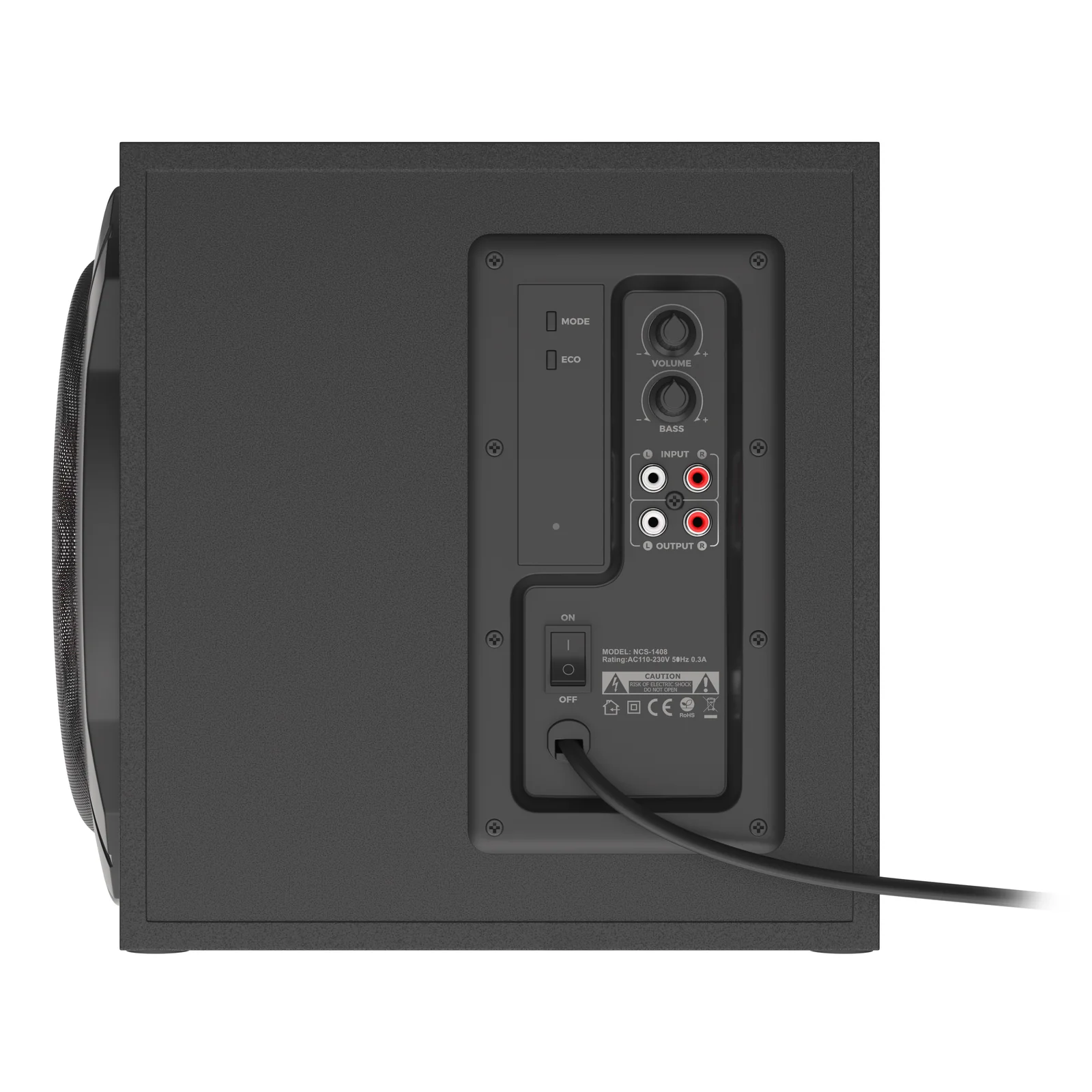 GENESIS Helium 610BT set d'enceintes 60 W PC/ordinateur portable Noir, Rouge 2.1 canaux 2-voies 30 W Bluetooth
