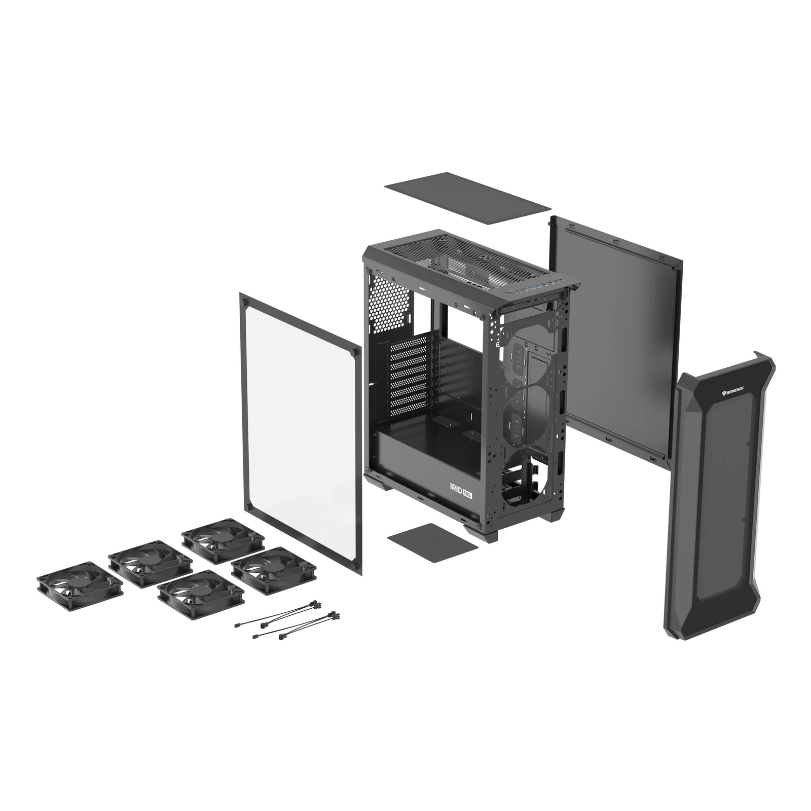 GENESIS Irid 505F Midi Tower Noir