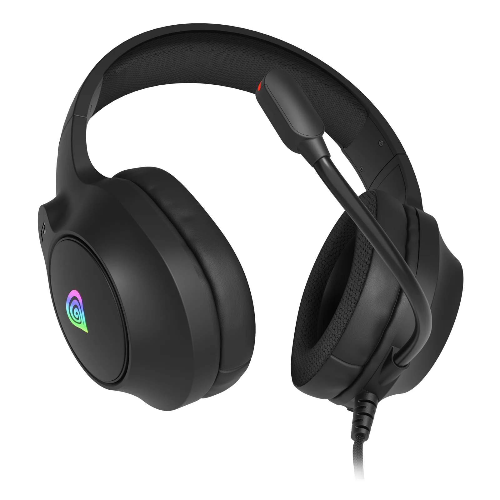 GENESIS NEON 213 Casque Avec fil À la main Appels/Musique USB Type-A Noir