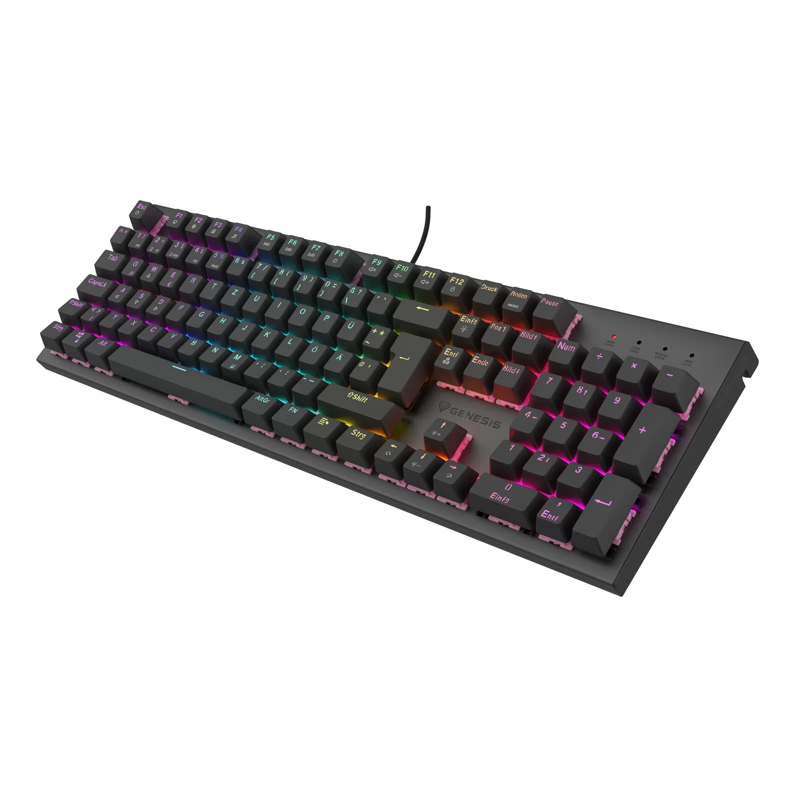 GENESIS NKG-2179 clavier Gaming USB QWERTZ Allemand Noir