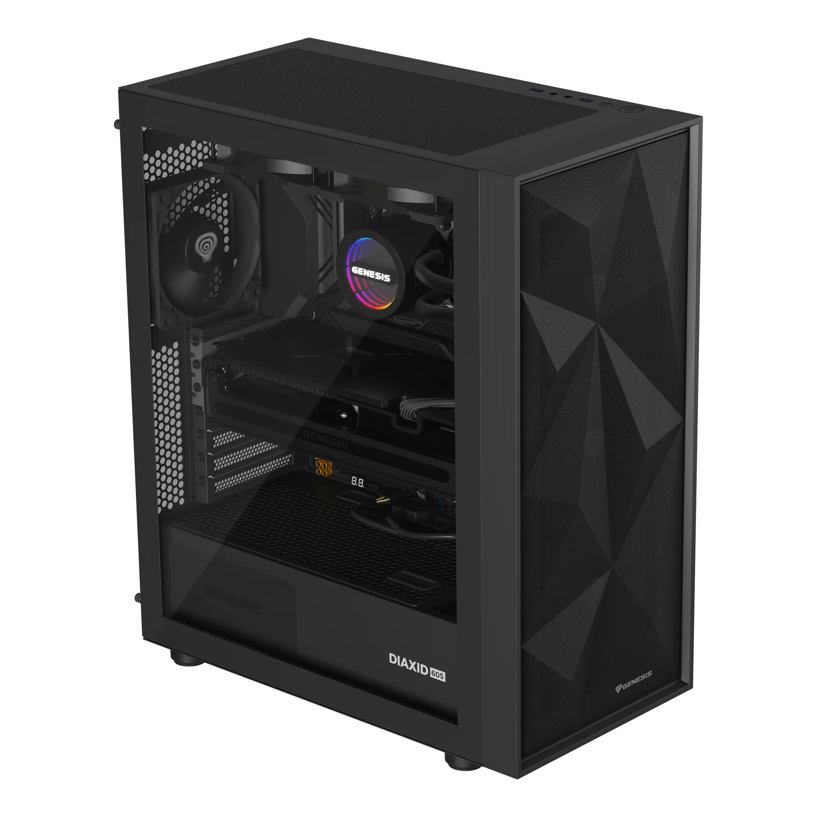 GENESIS NLG-2318 système de refroidissement d’ordinateur Processeur Refroidisseur de liquide tout-en-un Noir