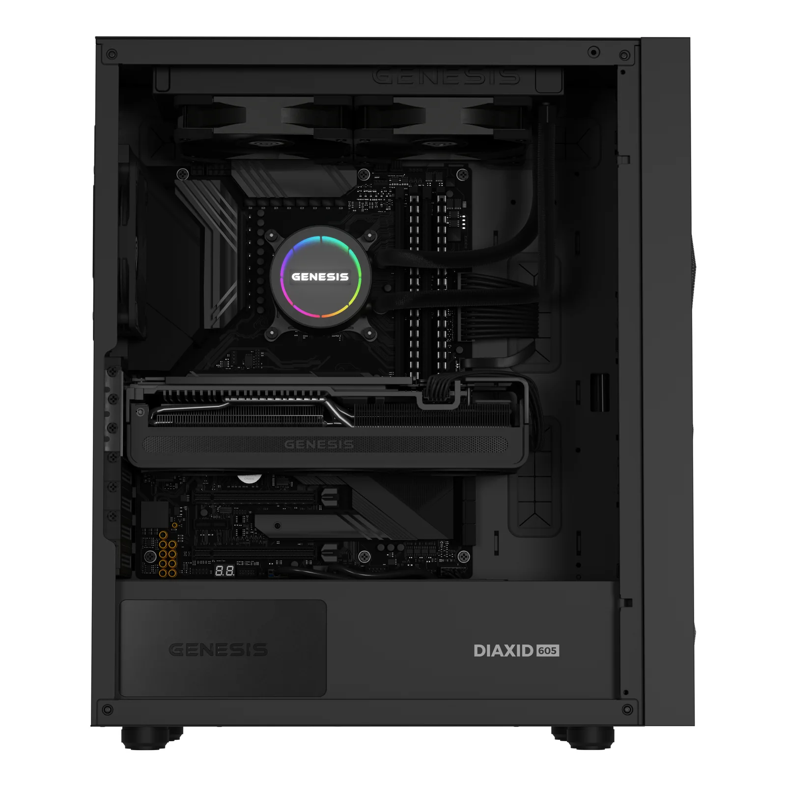 GENESIS NLG-2318 système de refroidissement d’ordinateur Processeur Refroidisseur de liquide tout-en-un Noir