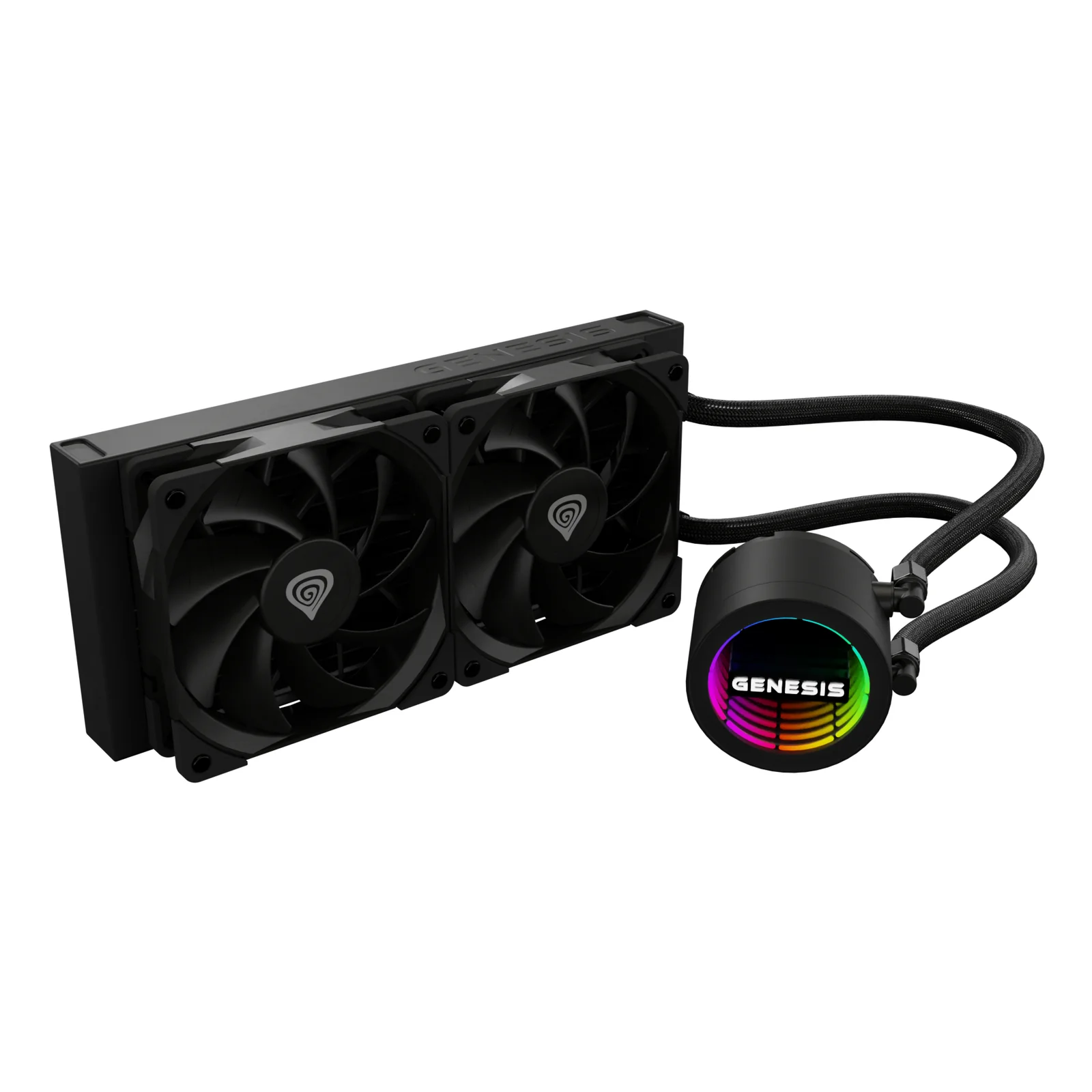 GENESIS NLG-2318 système de refroidissement d’ordinateur Processeur Refroidisseur de liquide tout-en-un Noir
