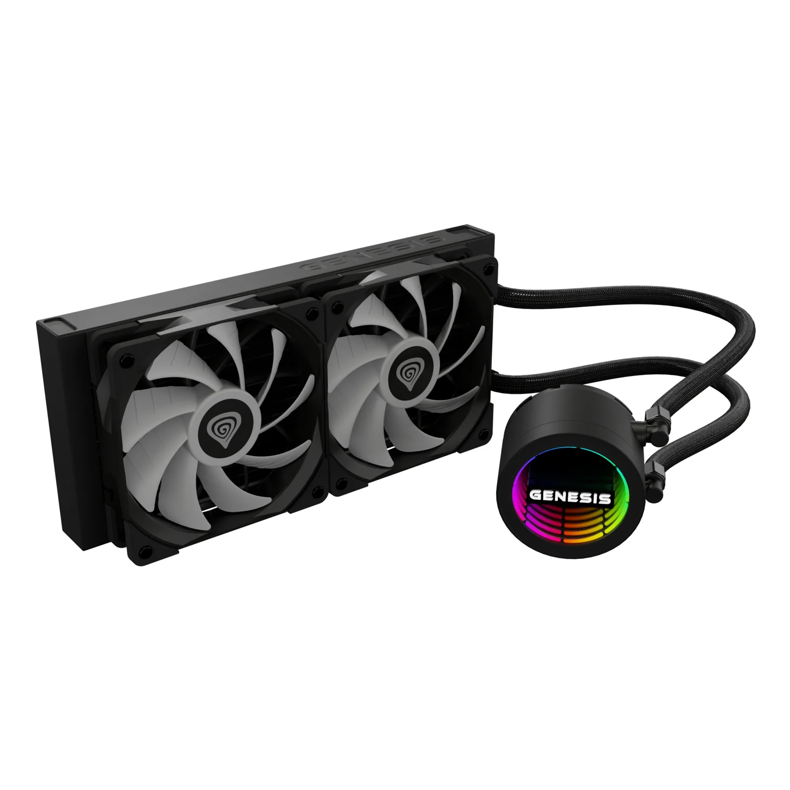 GENESIS NLG-2319 système de refroidissement d’ordinateur Processeur Refroidisseur de liquide tout-en-un Noir
