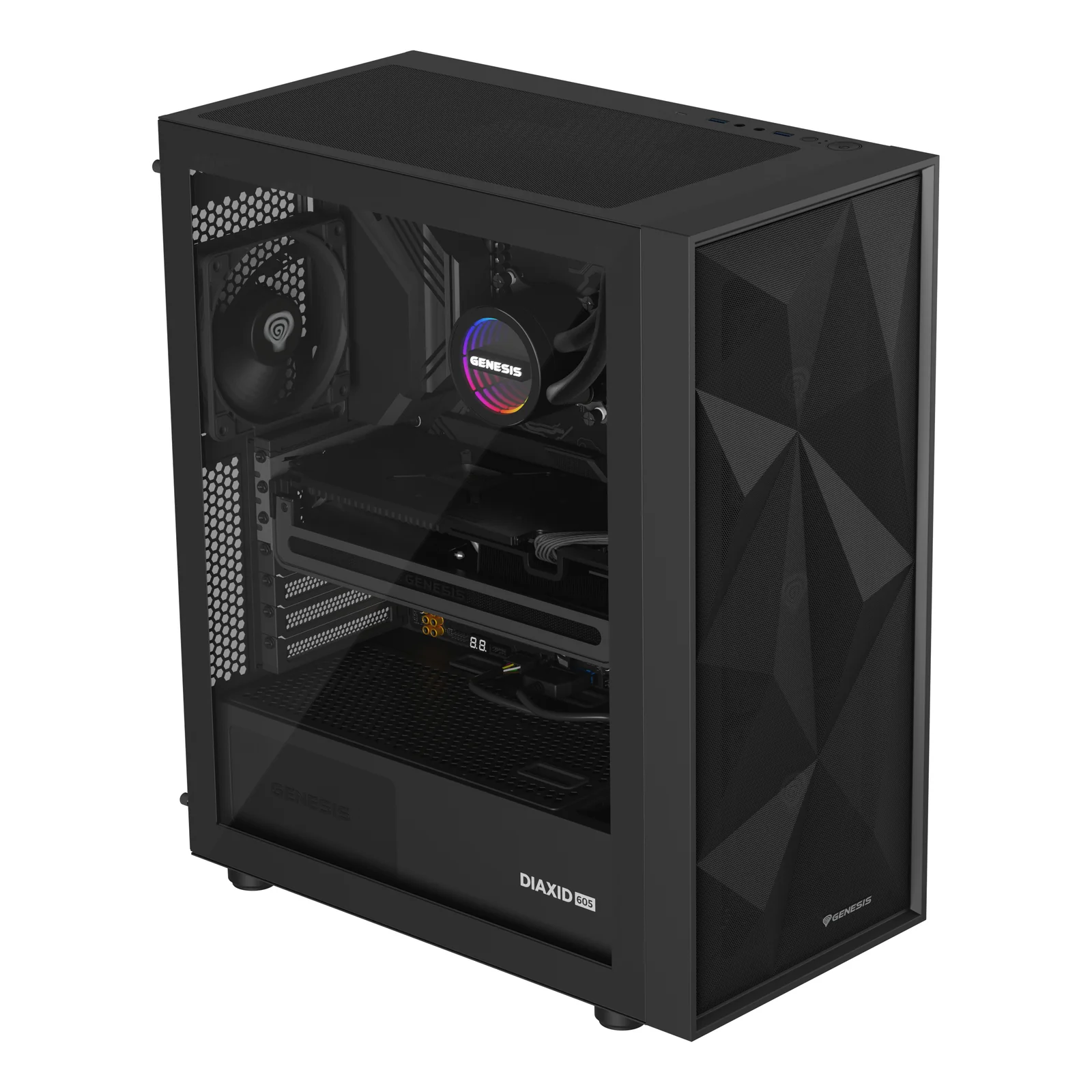 GENESIS NLG-2320 système de refroidissement d’ordinateur Processeur Refroidisseur de liquide tout-en-un Noir