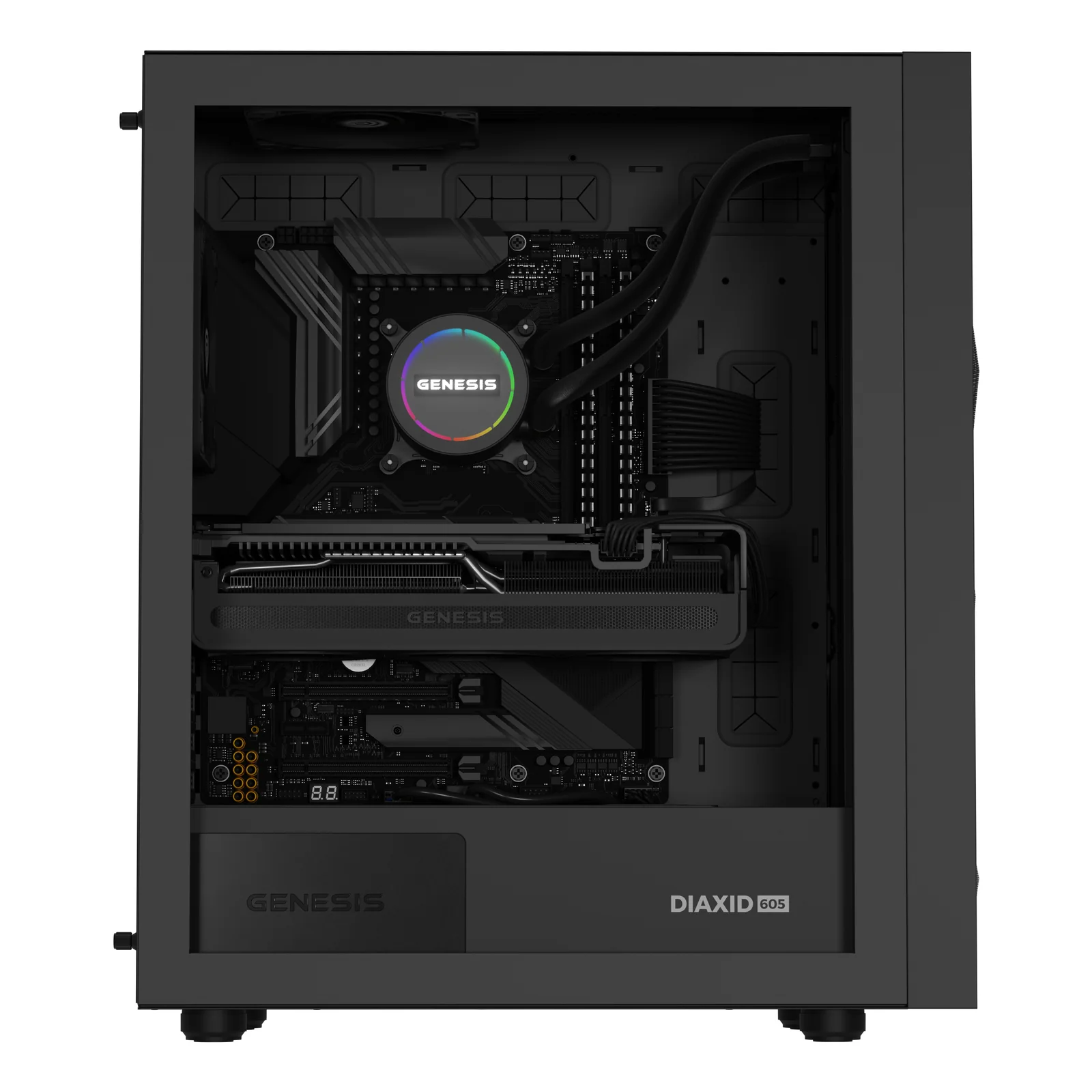 GENESIS NLG-2320 système de refroidissement d’ordinateur Processeur Refroidisseur de liquide tout-en-un Noir