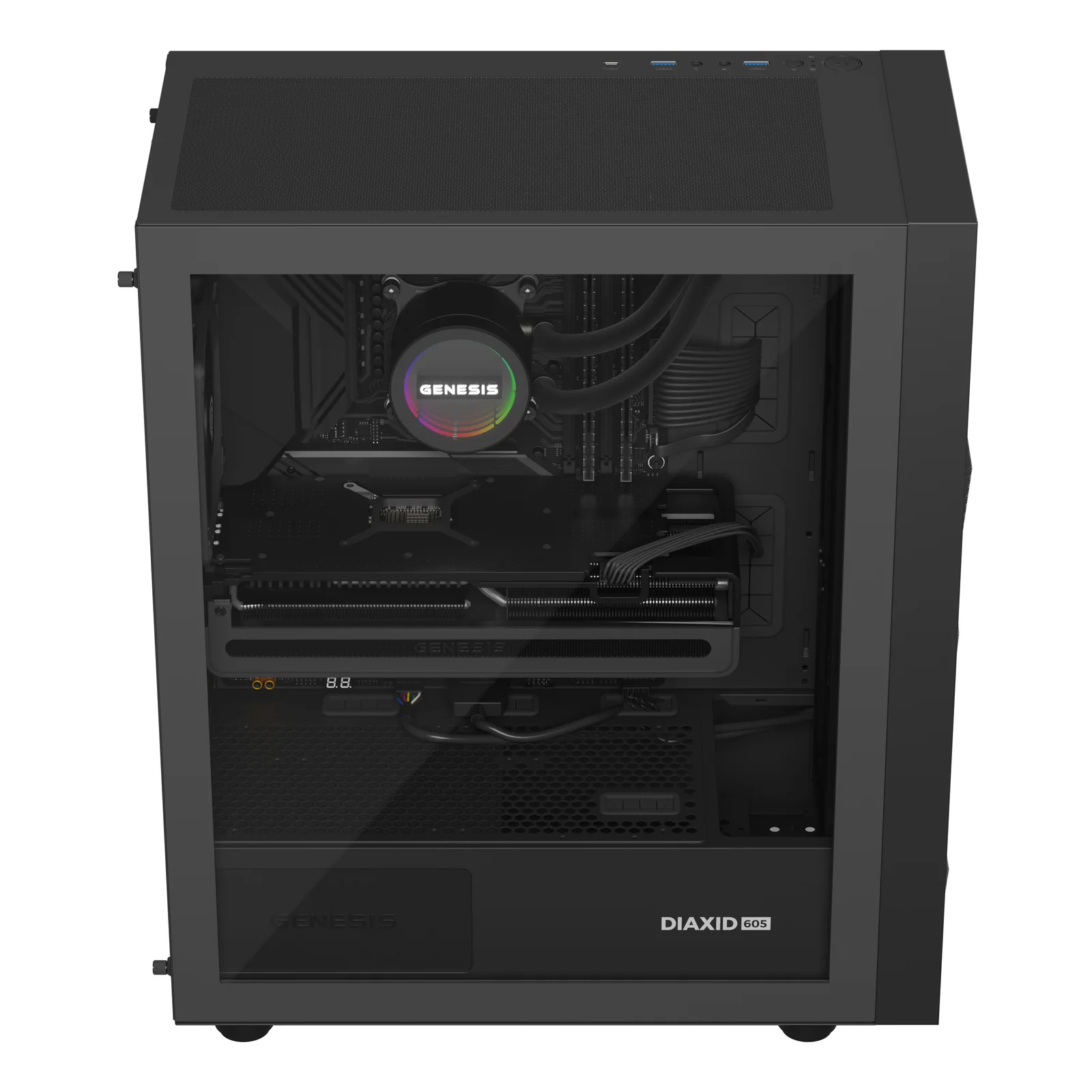 GENESIS NLG-2320 système de refroidissement d’ordinateur Processeur Refroidisseur de liquide tout-en-un Noir