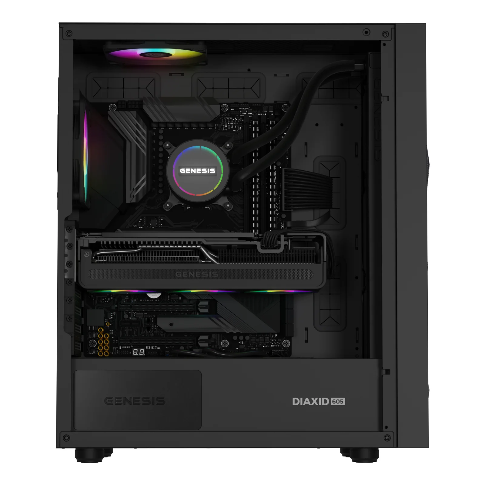GENESIS NLG-2321 système de refroidissement d’ordinateur Processeur Refroidisseur de liquide tout-en-un Noir