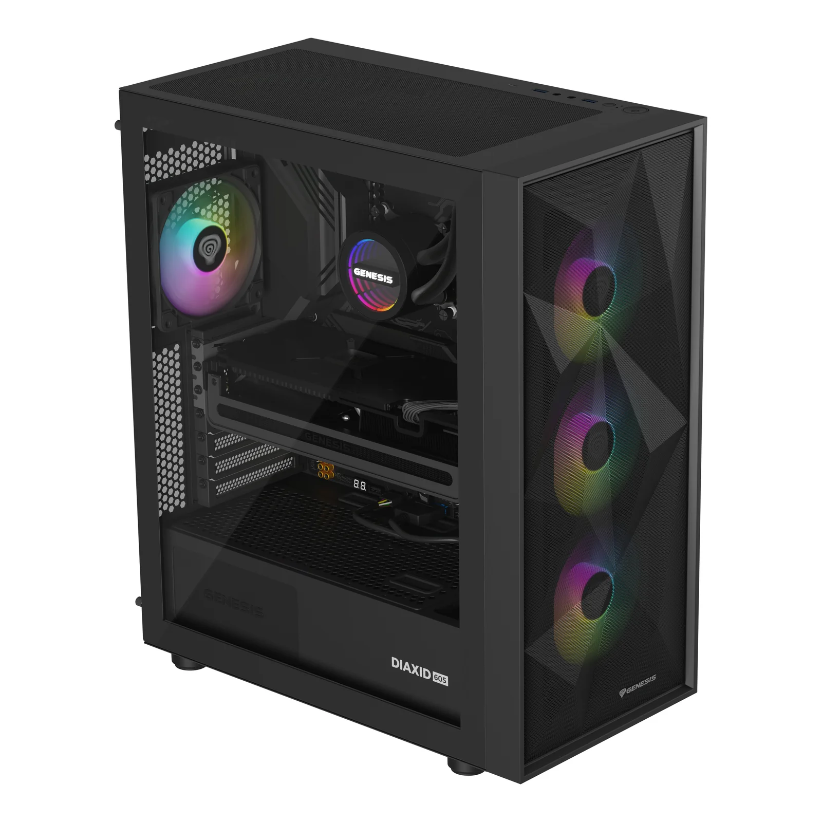 GENESIS NLG-2321 système de refroidissement d’ordinateur Processeur Refroidisseur de liquide tout-en-un Noir