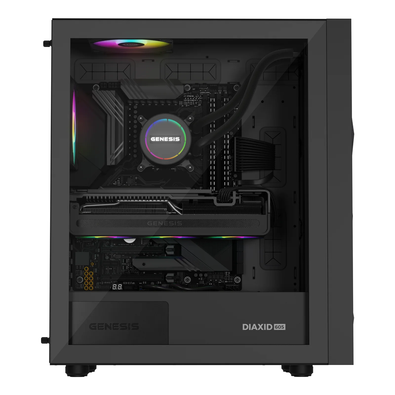 GENESIS NLG-2321 système de refroidissement d’ordinateur Processeur Refroidisseur de liquide tout-en-un Noir