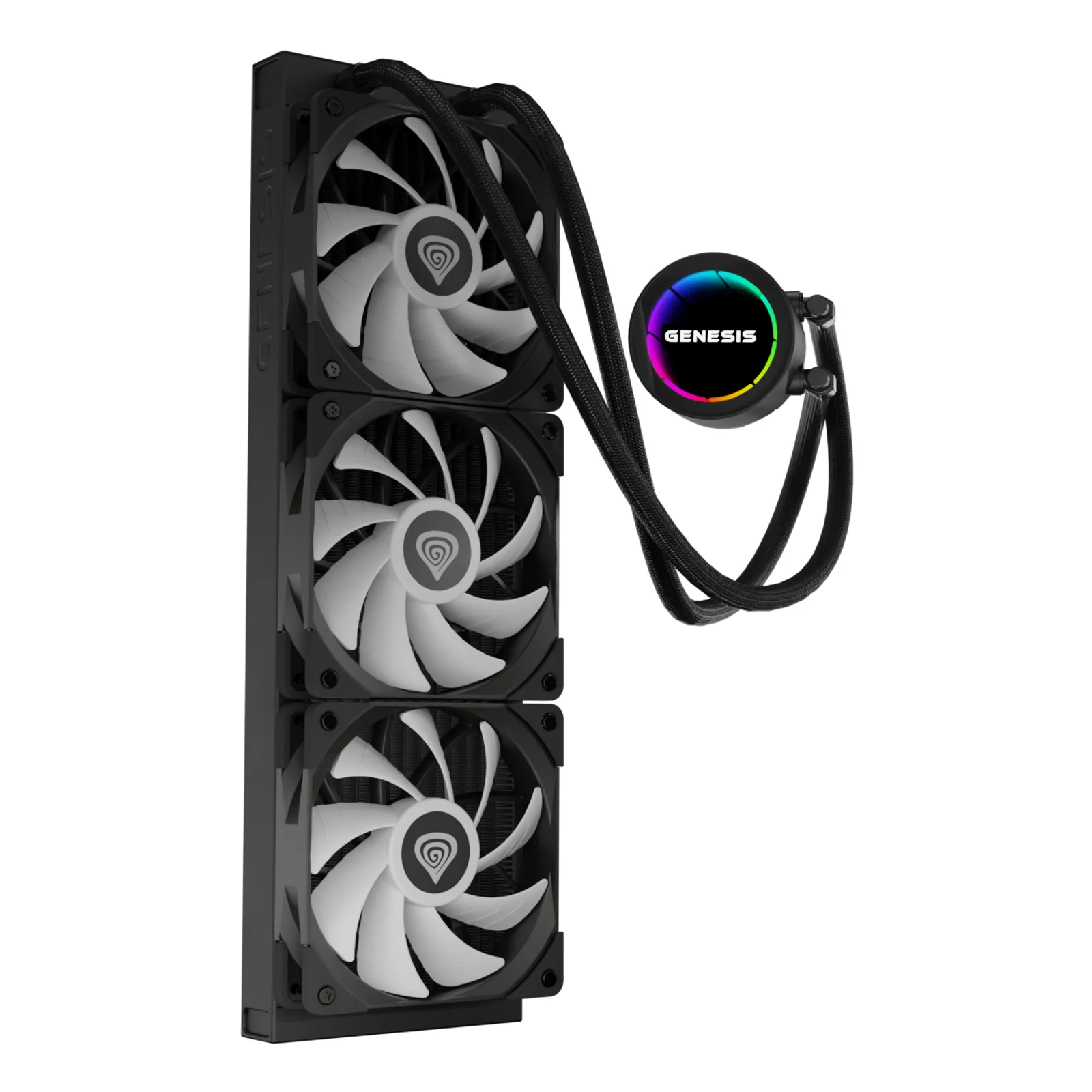 GENESIS NLG-2321 système de refroidissement d’ordinateur Processeur Refroidisseur de liquide tout-en-un Noir