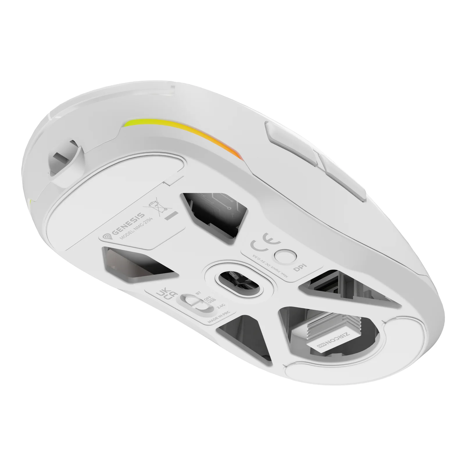 GENESIS NMG-2194 souris Gaming Ambidextre Bluetooth + USB Type-C Optique 26000 DPI