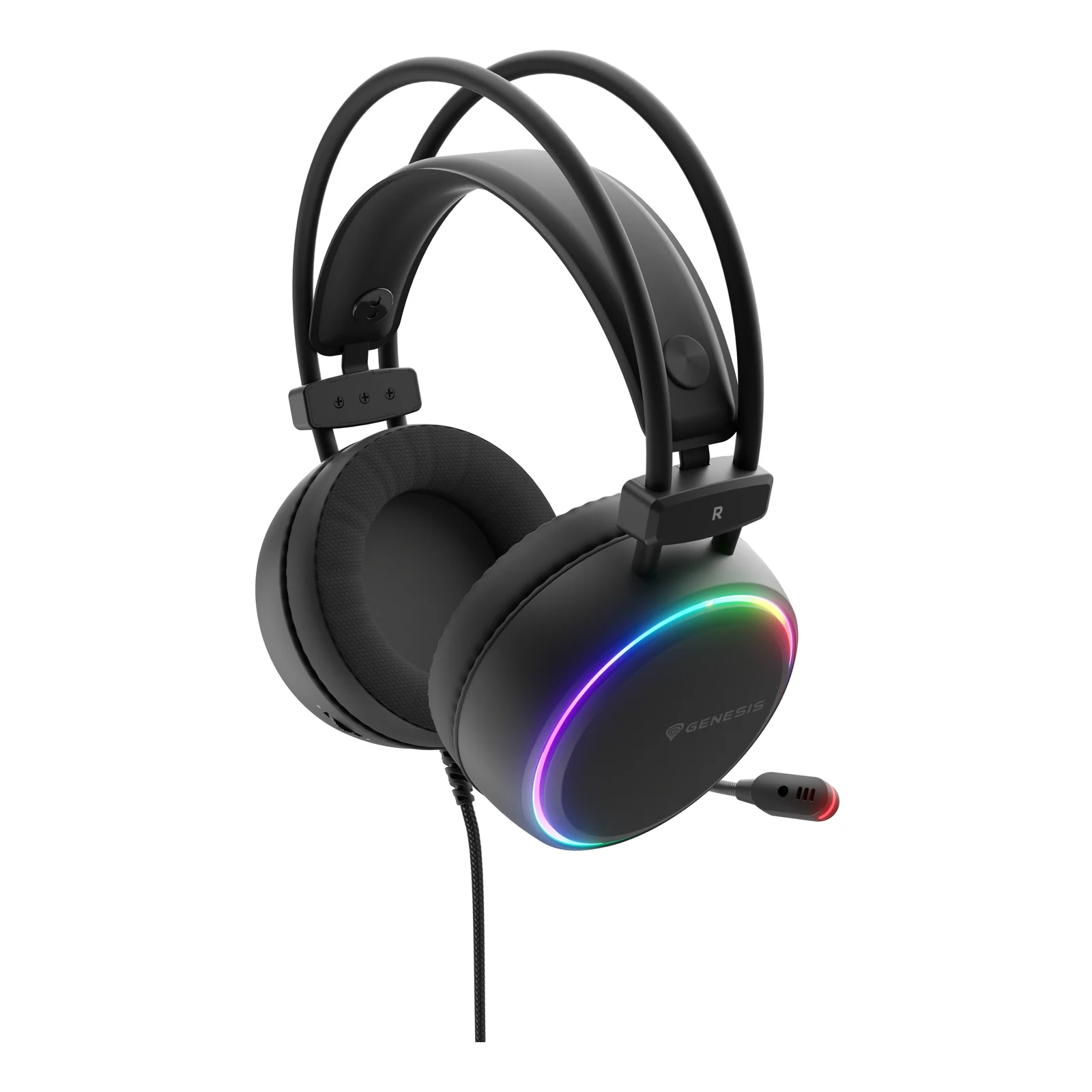 NSG-2307 casque Avec fil Arceau Gaming USB Type-A Noir