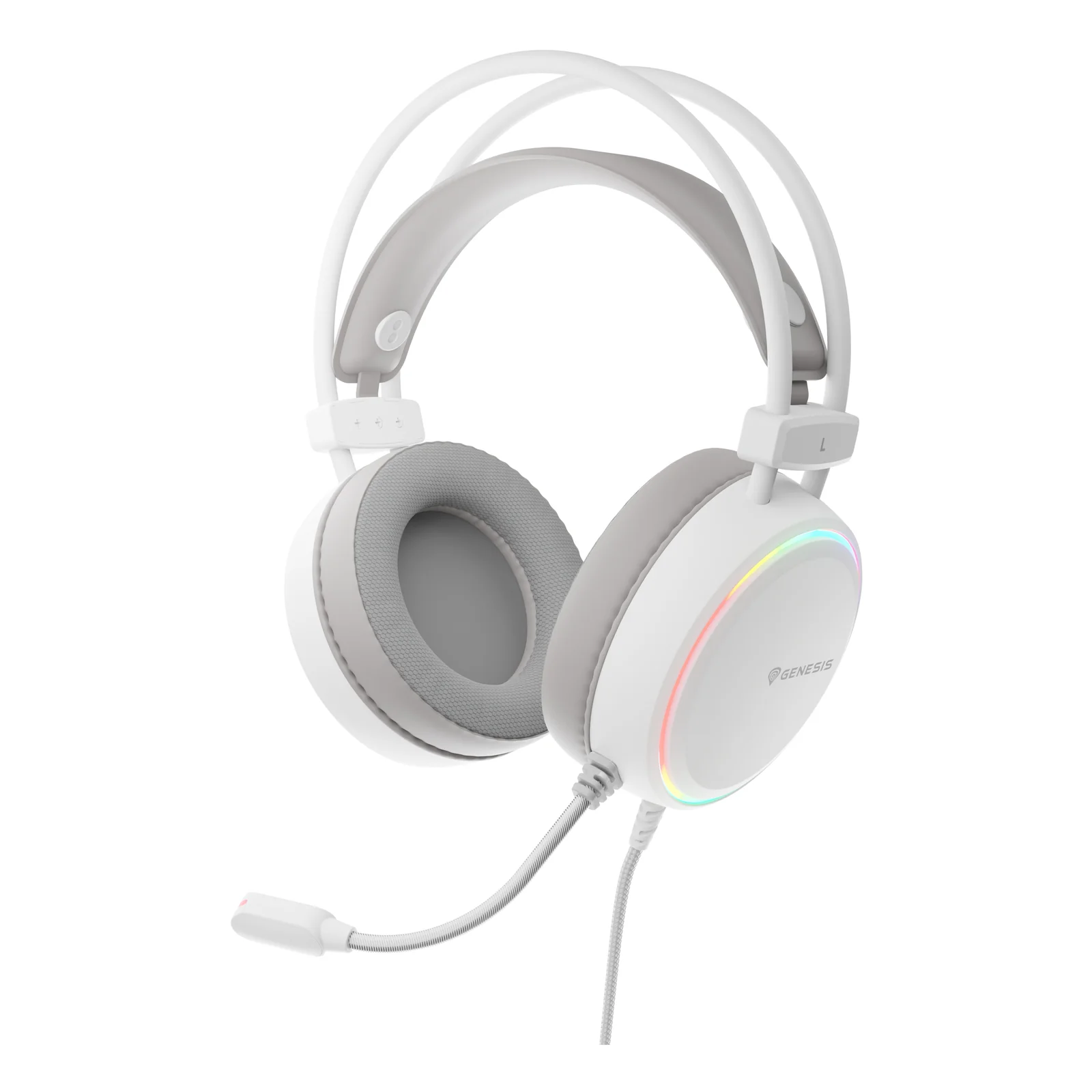 GENESIS NSG-2308 casque Avec fil Arceau Gaming USB Type-A Blanc