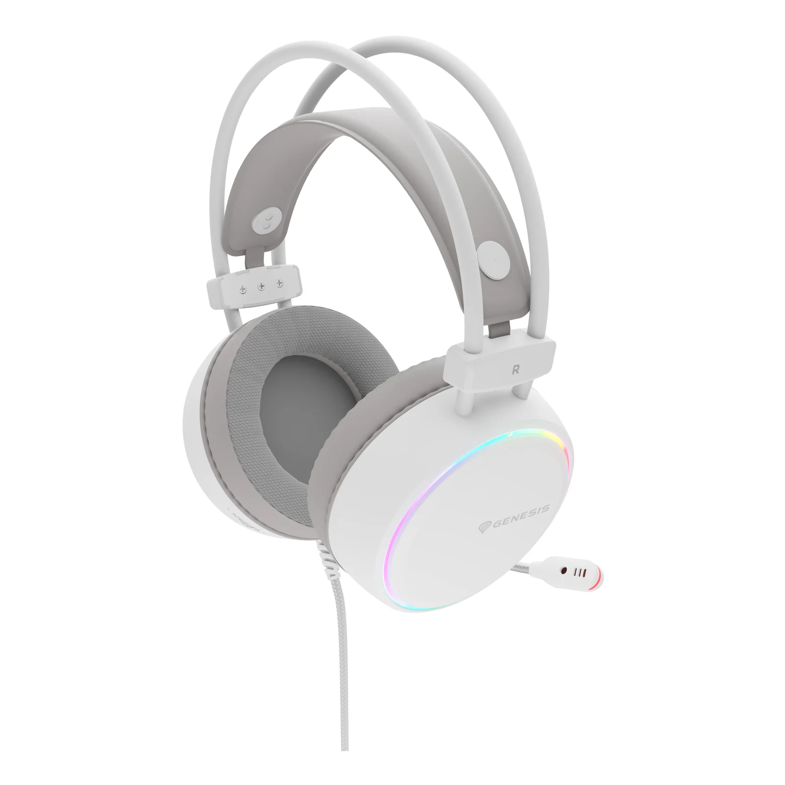 GENESIS NSG-2308 casque Avec fil Arceau Gaming USB Type-A Blanc