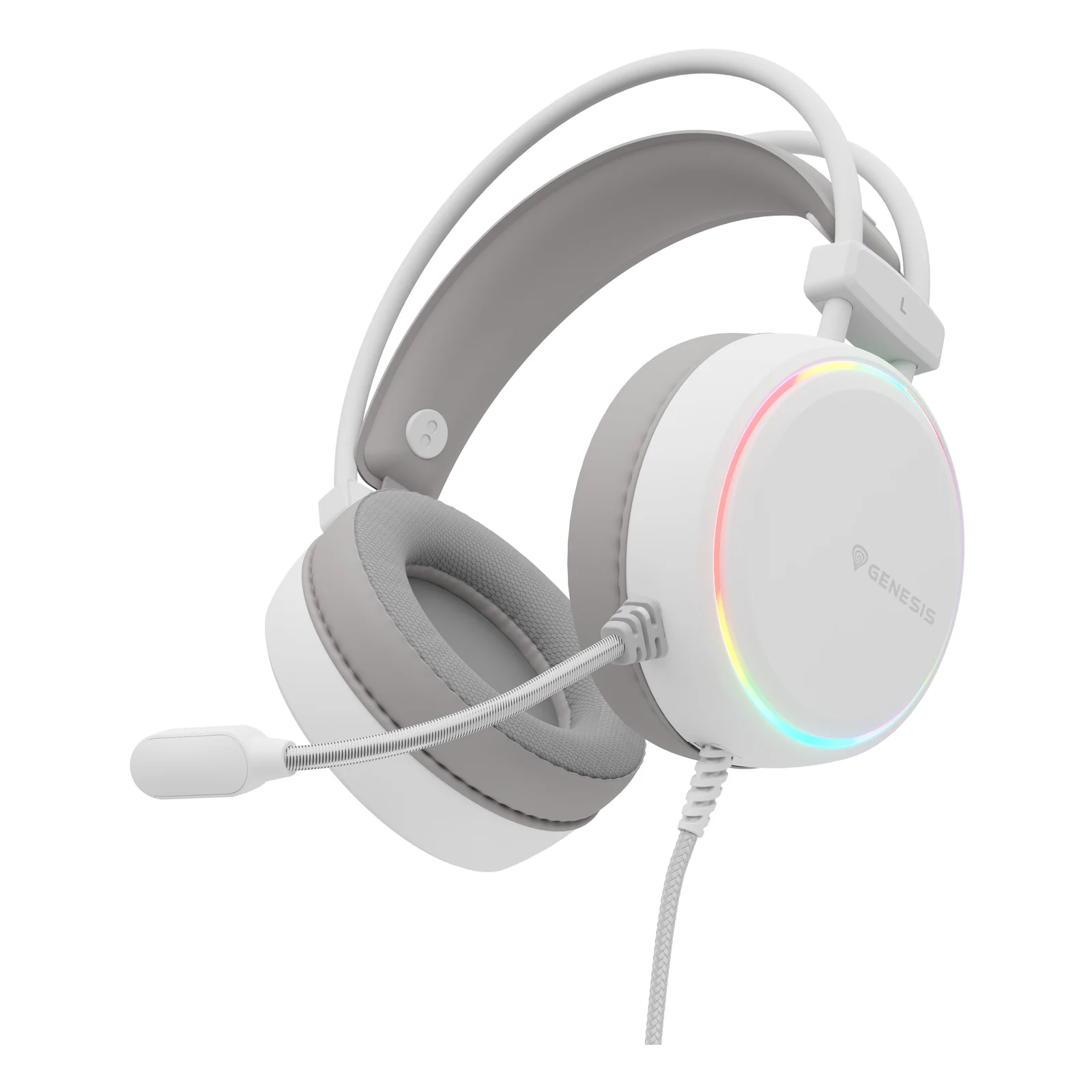 GENESIS NSG-2308 casque Avec fil Arceau Gaming USB Type-A Blanc