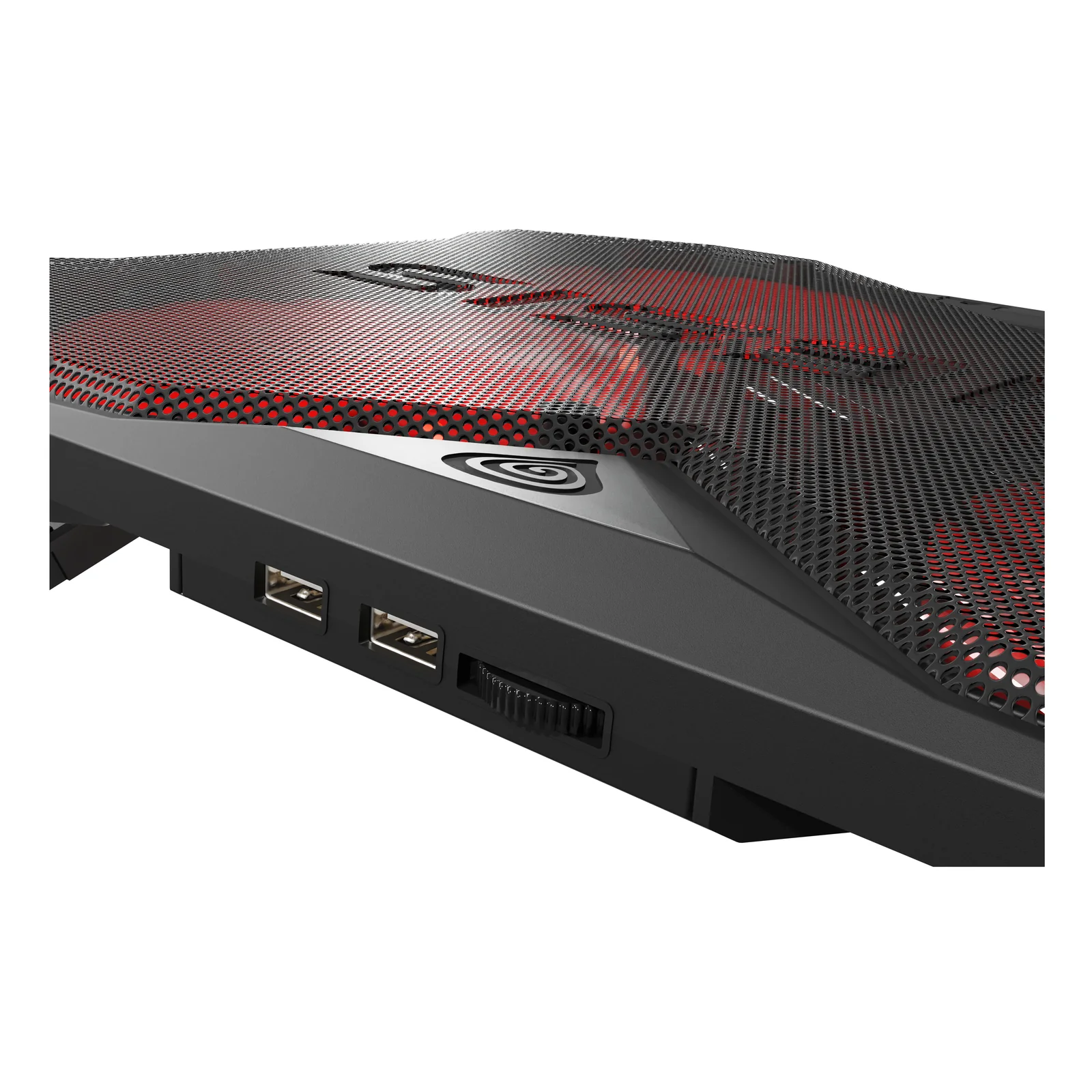 GENESIS Oxid 260 système de refroidissement pour ordinateurs portables 43,9 cm (17.3") 1010 tr/min Noir, Rouge