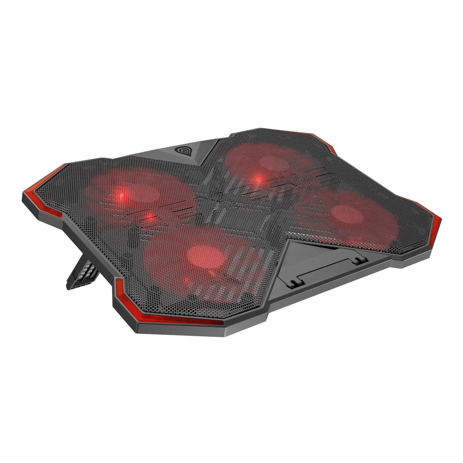 GENESIS Oxid 260 système de refroidissement pour ordinateurs portables 43,9 cm (17.3") 1010 tr/min Noir, Rouge
