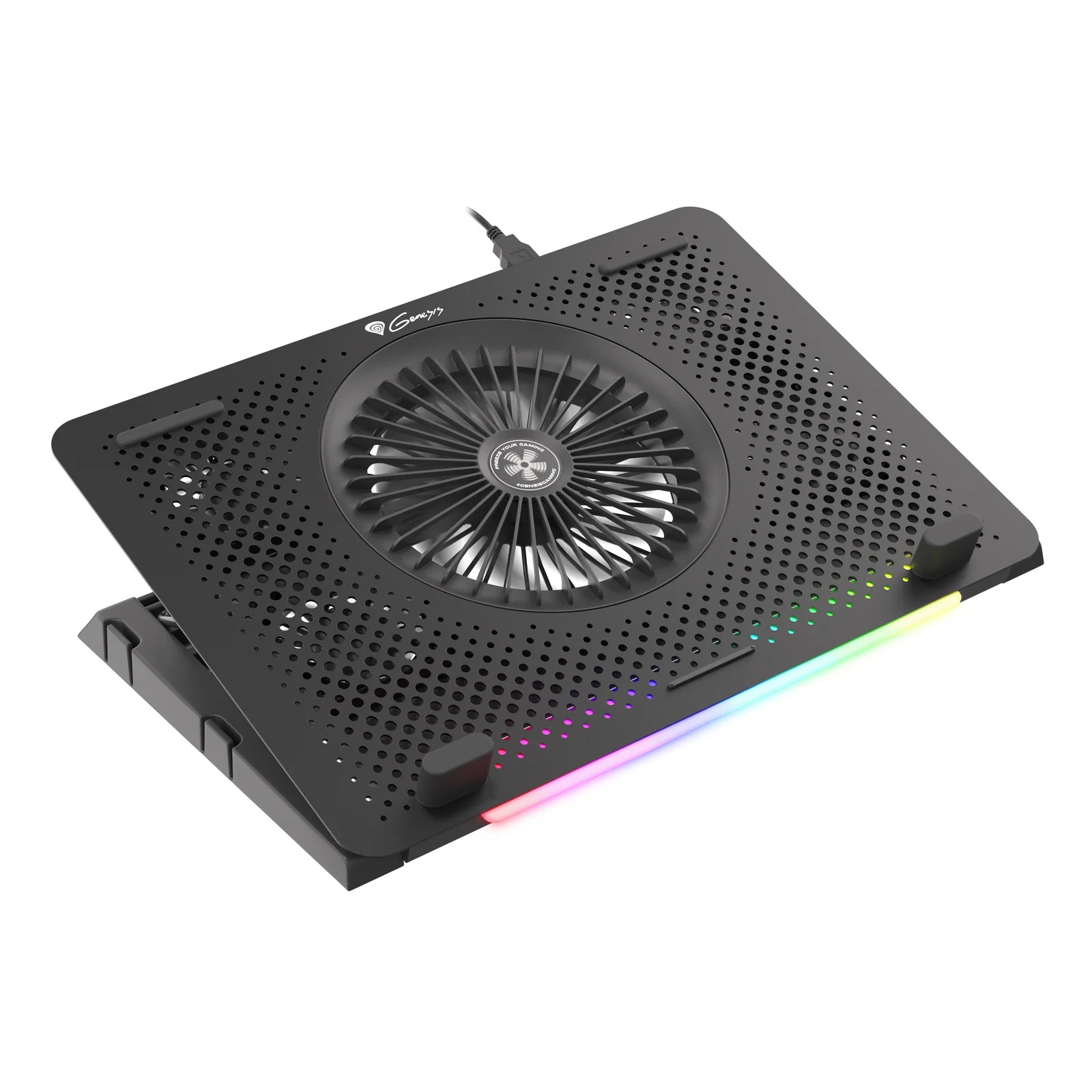 GENESIS Oxid 450 système de refroidissement pour ordinateurs portables 39,6 cm (15.6") 2400 tr/min Noir