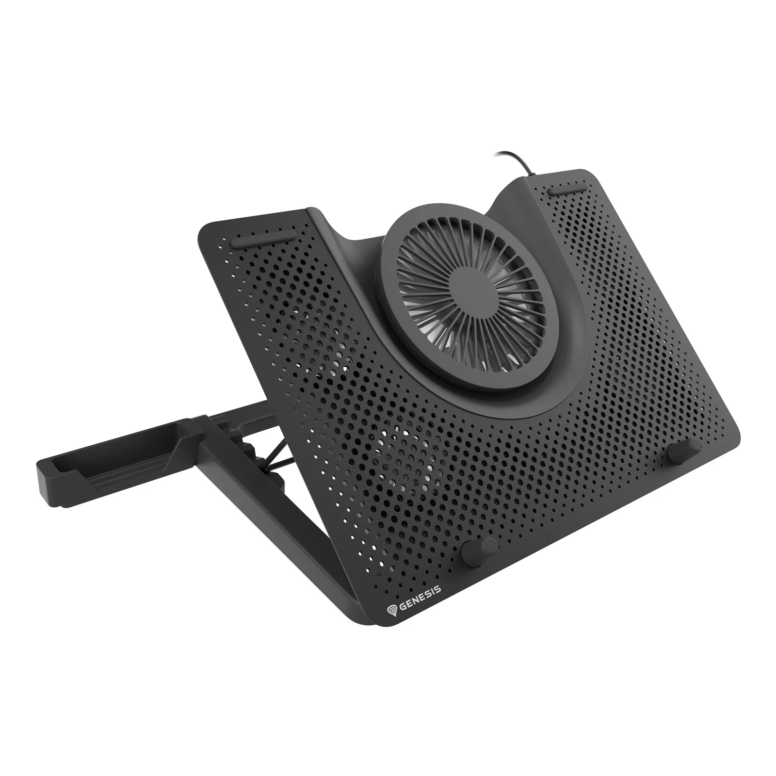 GENESIS Oxid 550 système de refroidissement pour ordinateurs portables 43,9 cm (17.3") 2800 tr/min Noir
