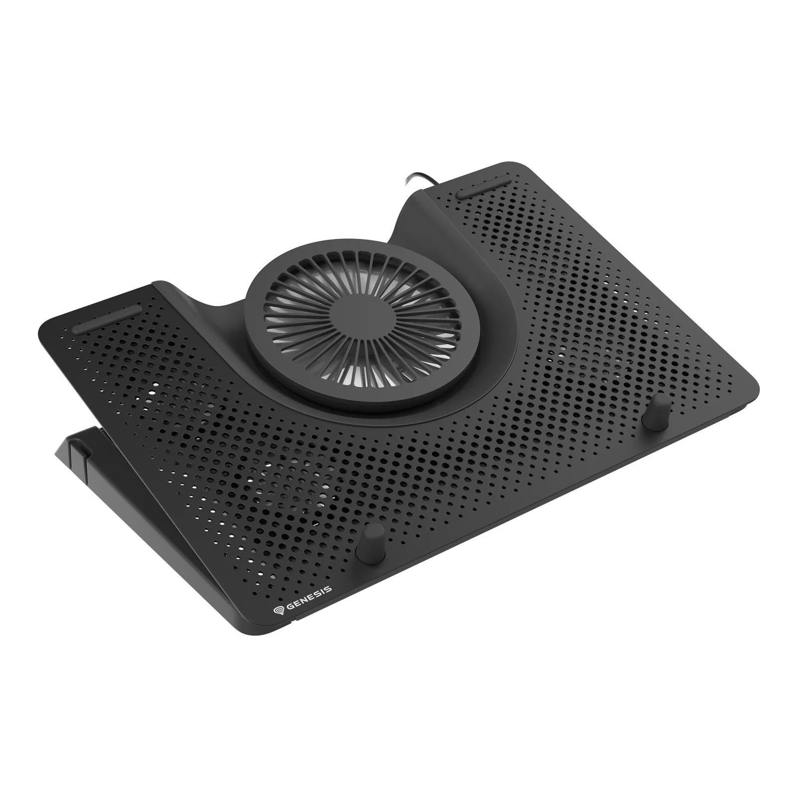 GENESIS Oxid 550 système de refroidissement pour ordinateurs portables 43,9 cm (17.3") 2800 tr/min Noir