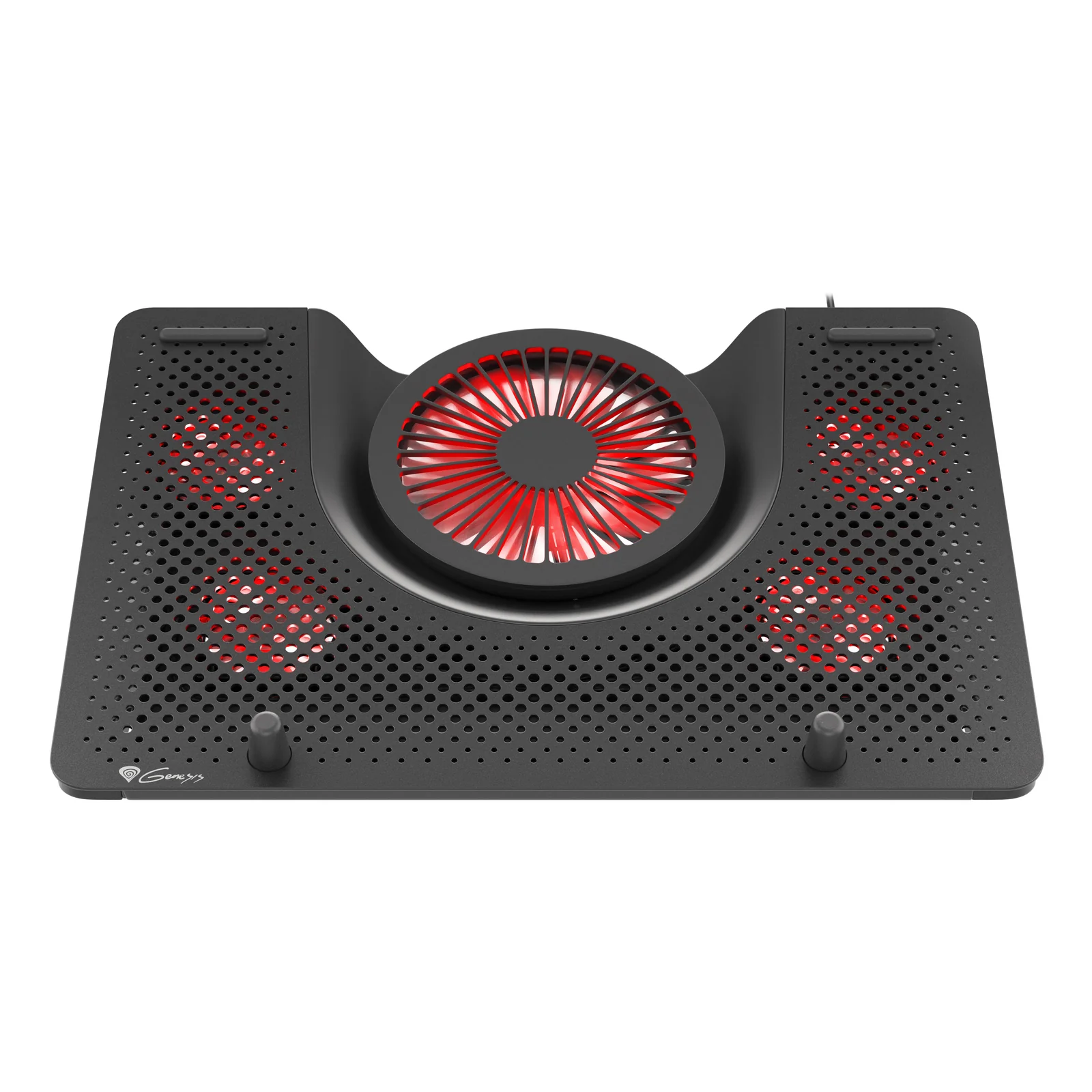 GENESIS Oxid 550 système de refroidissement pour ordinateurs portables 43,9 cm (17.3") 2800 tr/min Noir