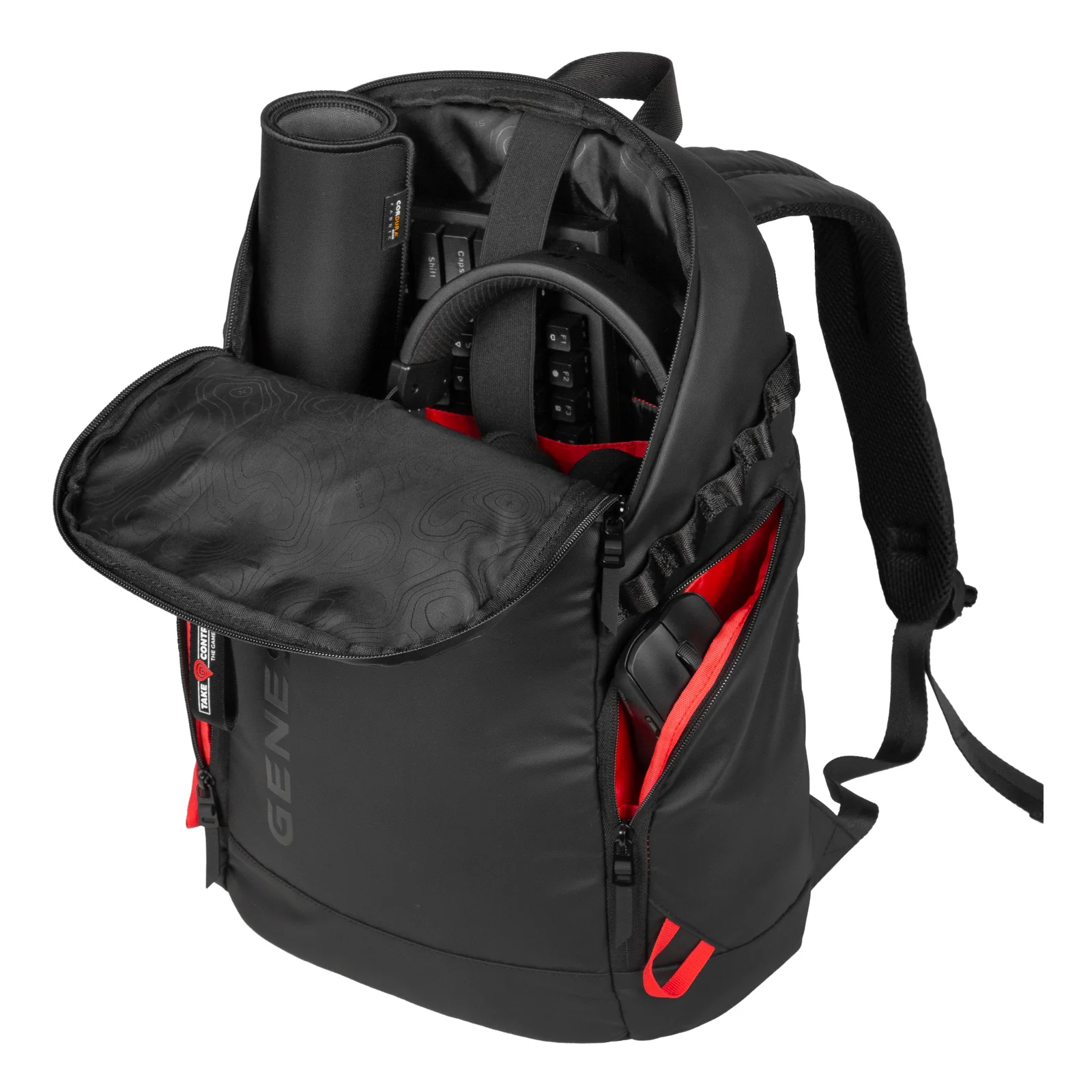 GENESIS Pallad 420 39,6 cm (15.6") Sac à dos Noir