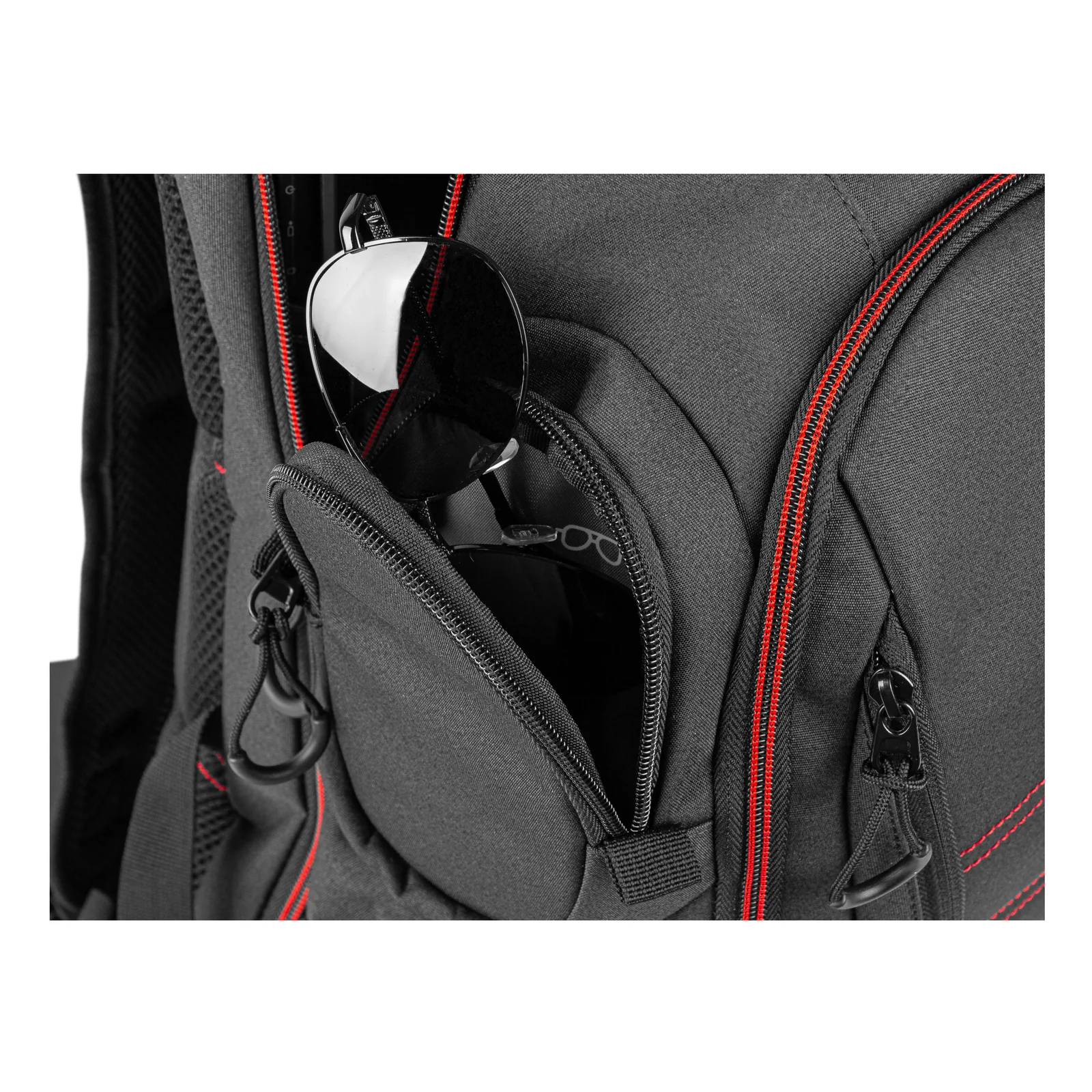 GENESIS Pallad 550 43,9 cm (17.3") Sac à dos Noir, Rouge