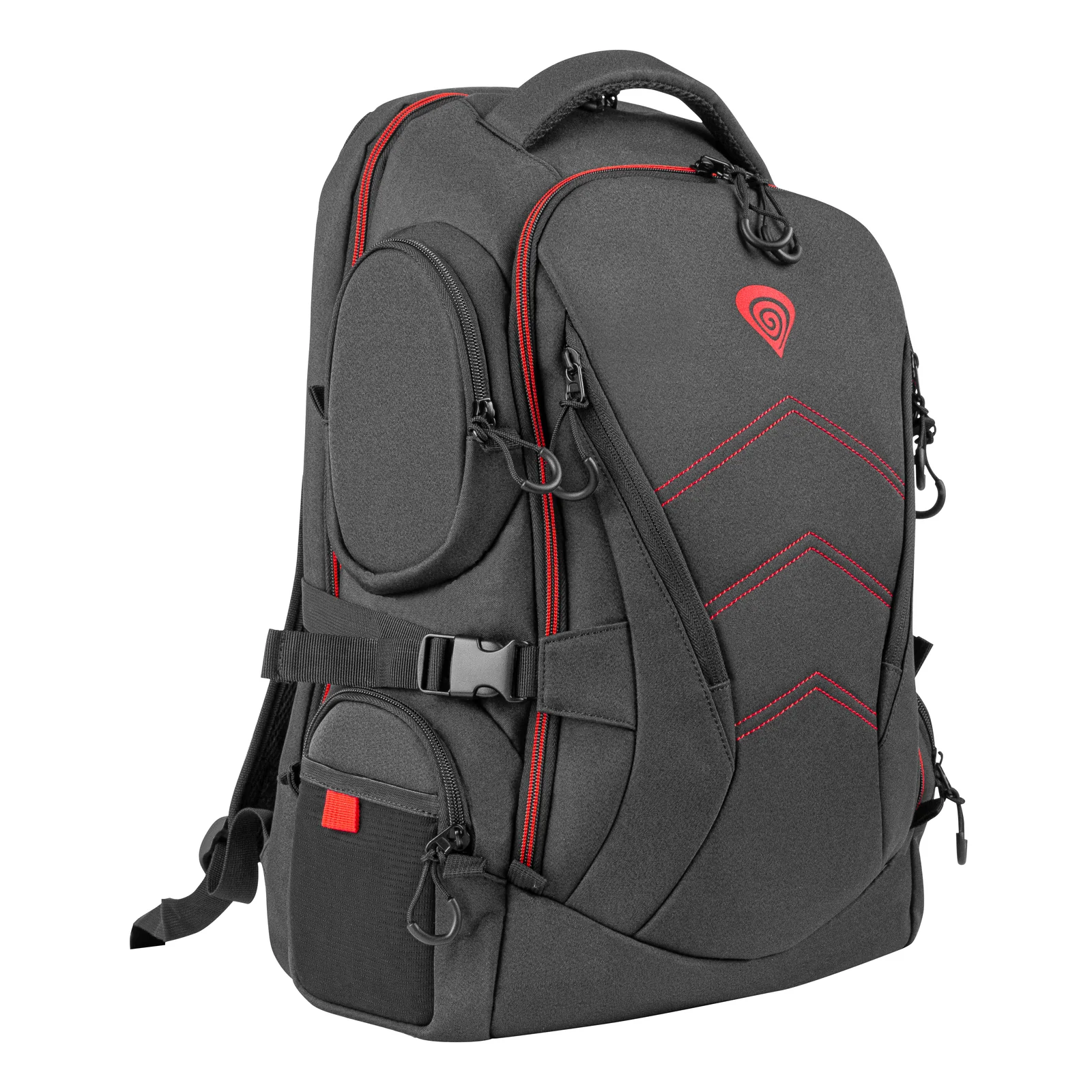 GENESIS Pallad 550 43,9 cm (17.3") Sac à dos Noir, Rouge