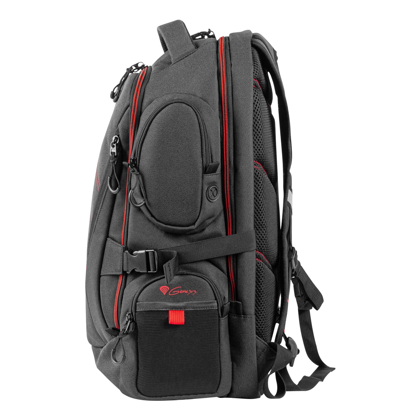 GENESIS Pallad 550 43,9 cm (17.3") Sac à dos Noir, Rouge