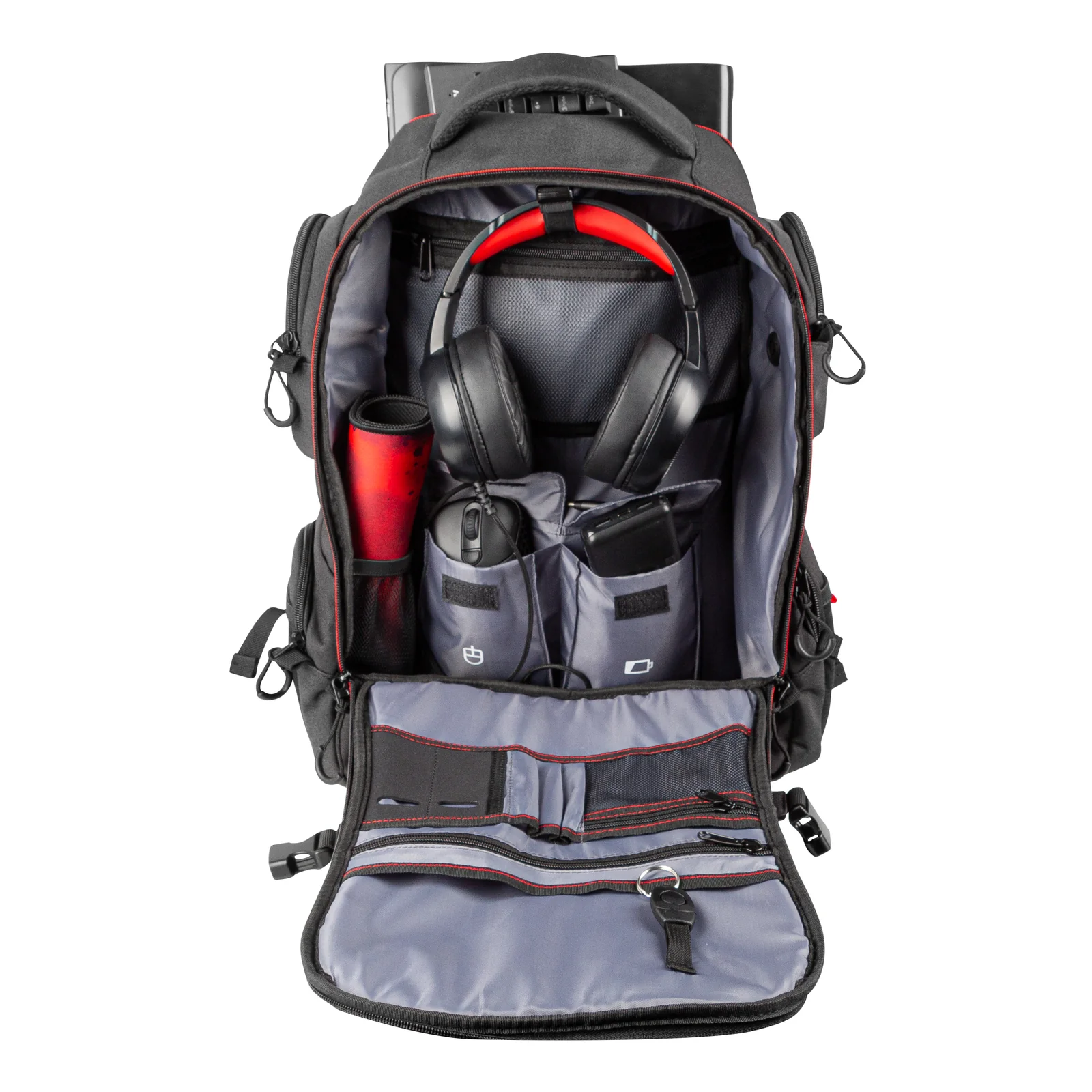 GENESIS Pallad 550 43,9 cm (17.3") Sac à dos Noir, Rouge