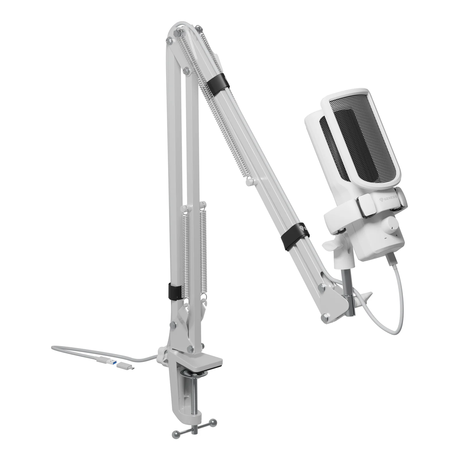 GENESIS Radium 251 Blanc Microphone de console de jeu
