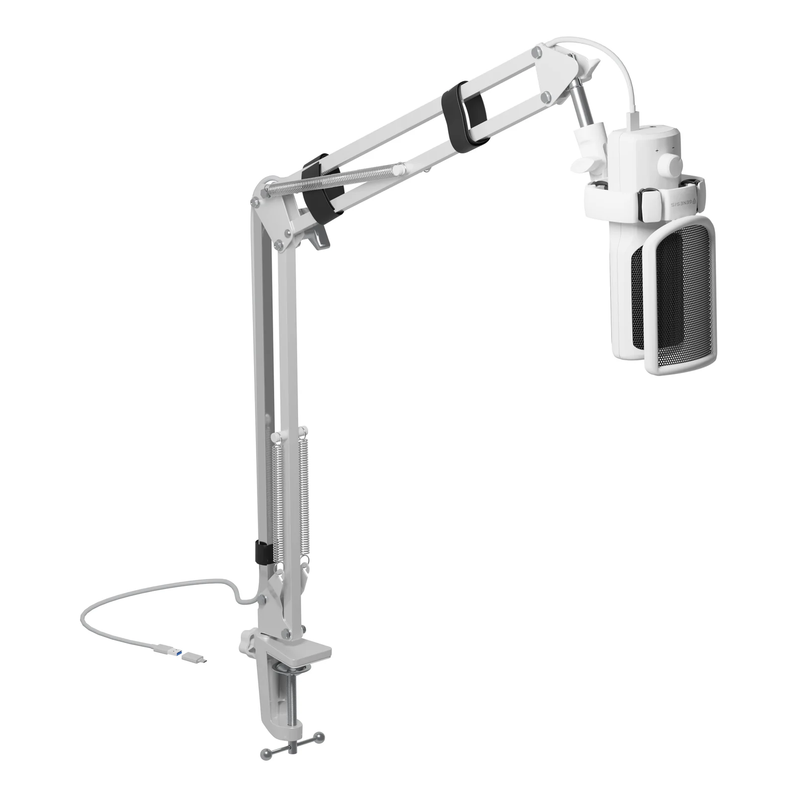 GENESIS Radium 251 Blanc Microphone de console de jeu