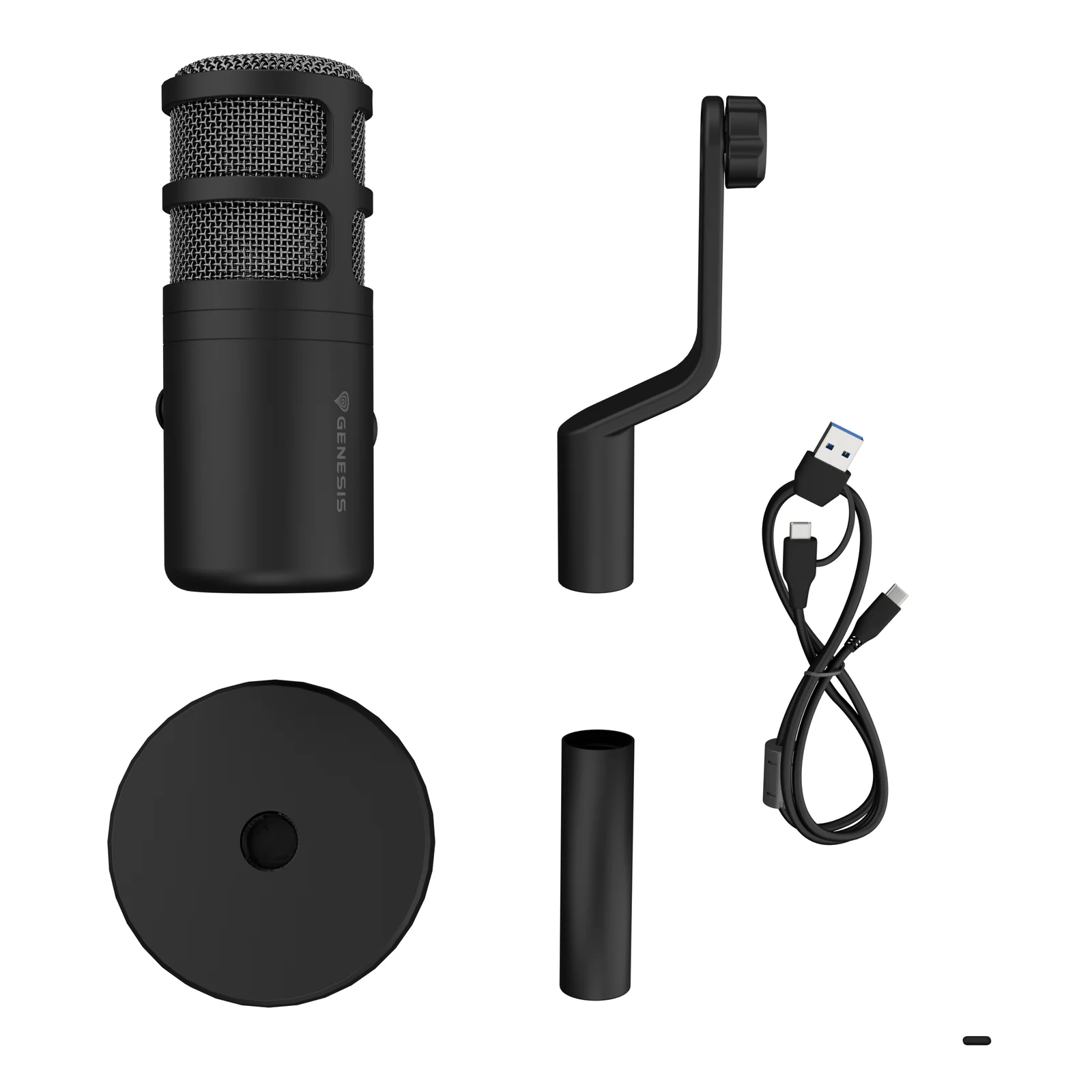 GENESIS Radium 350D Noir Microphone de PC