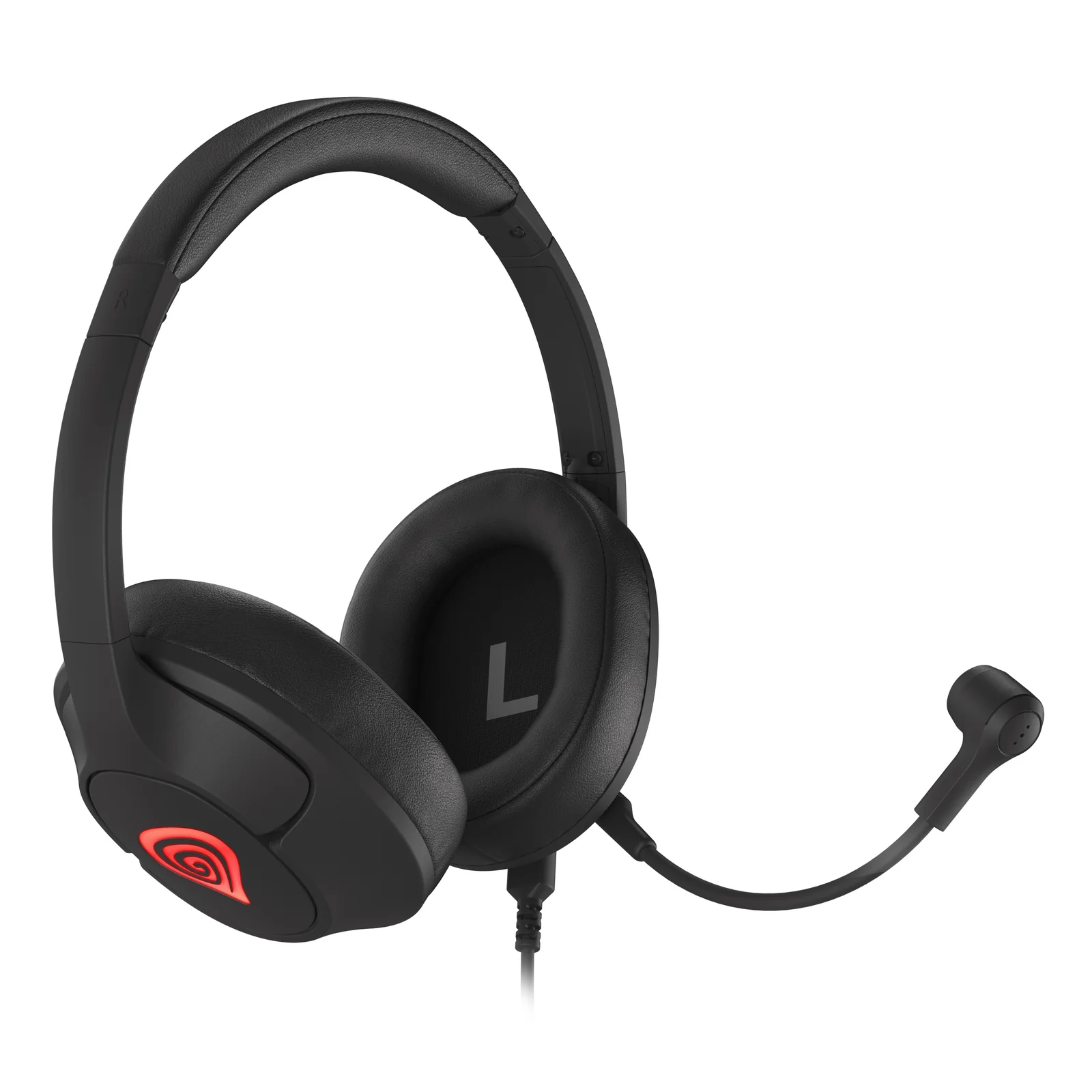 GENESIS Radon 800 Casques Avec fil Arceau Gaming USB Type-A Noir