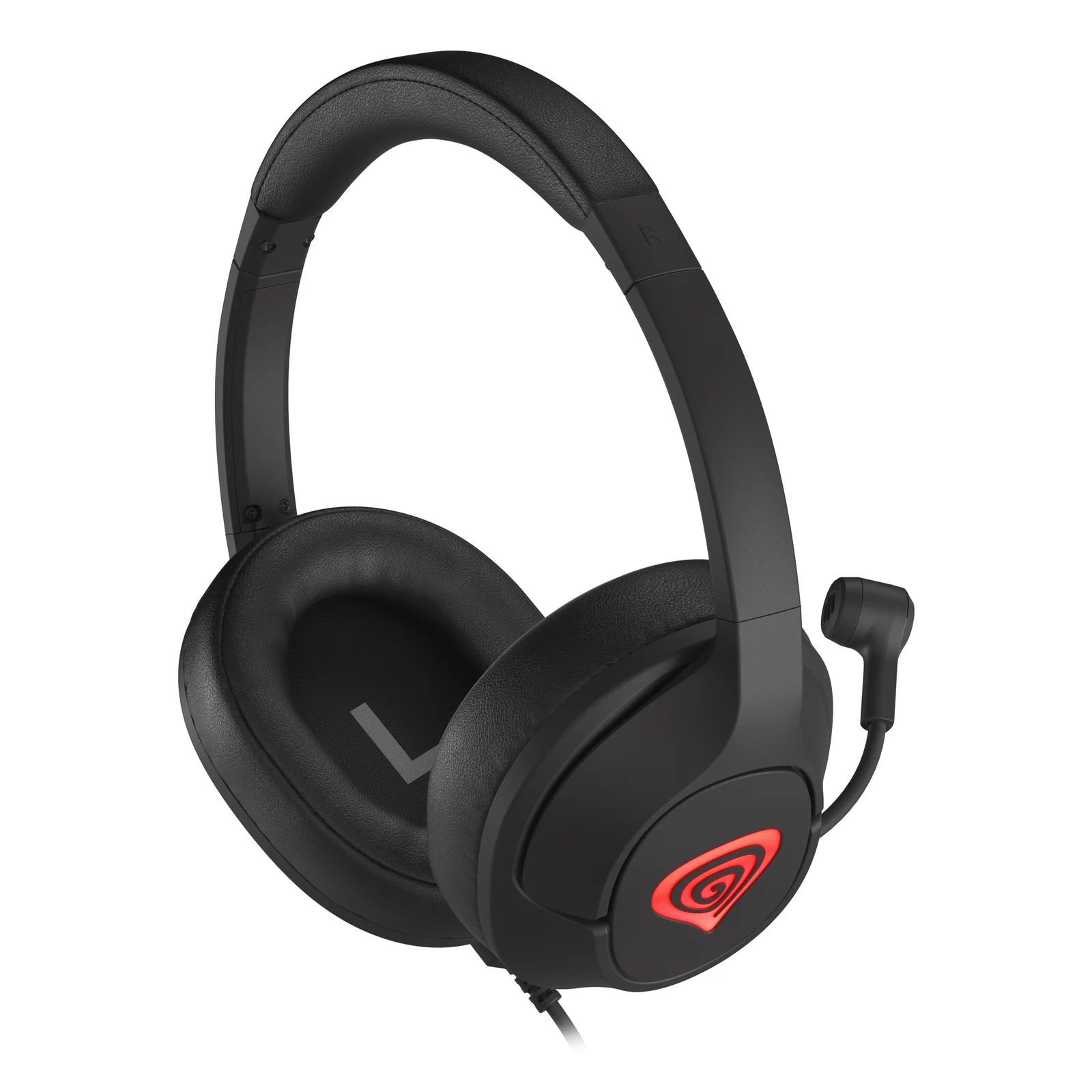 GENESIS Radon 800 Casques Avec fil Arceau Gaming USB Type-A Noir