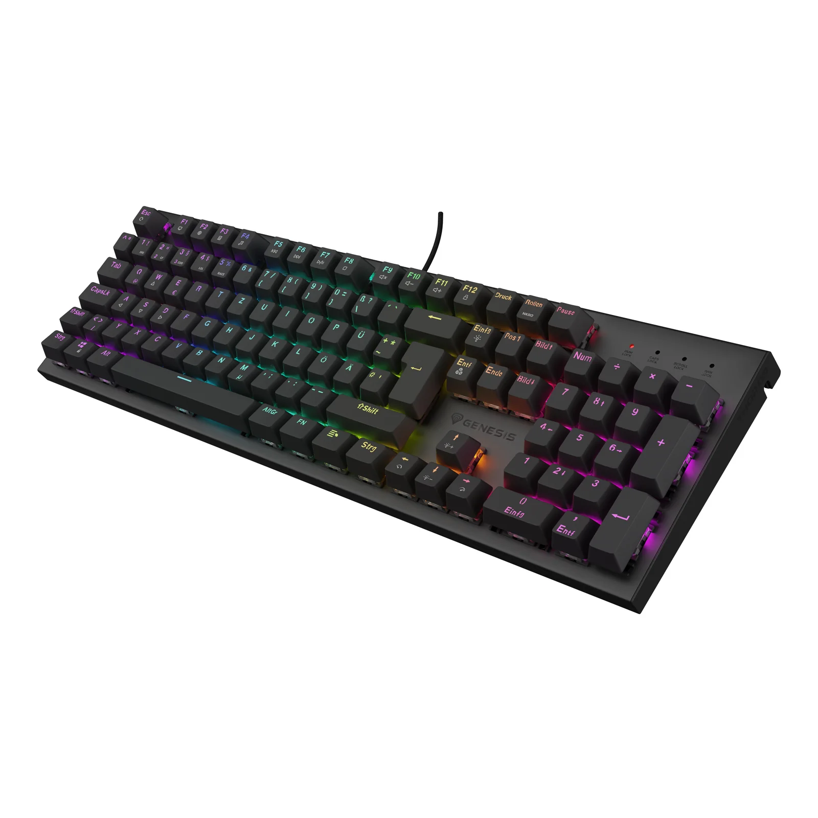 GENESIS Thor 303 clavier Gaming USB QWERTZ Allemand Noir