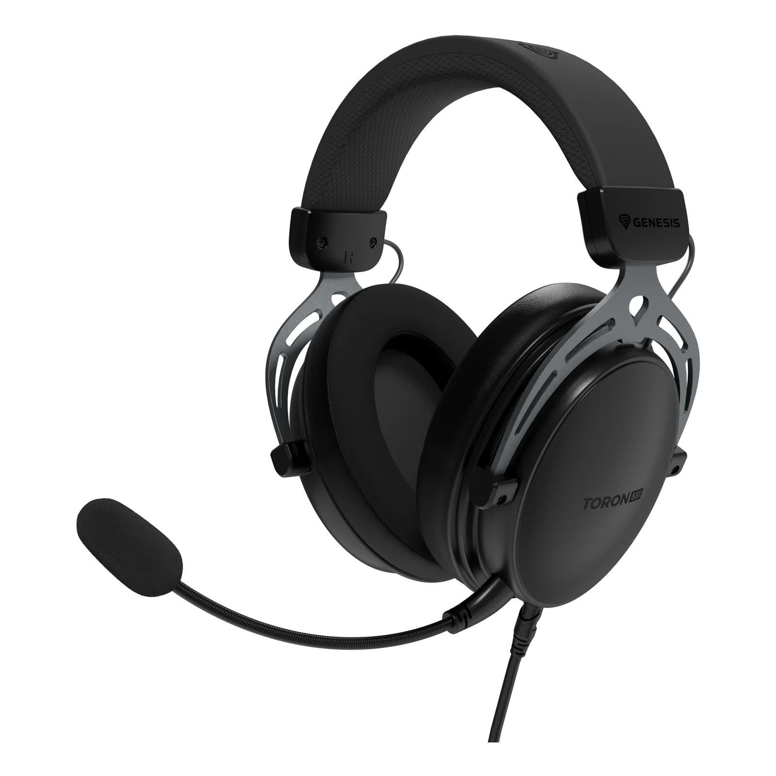 TORON 531 Casque Avec fil Arceau Gaming Noir