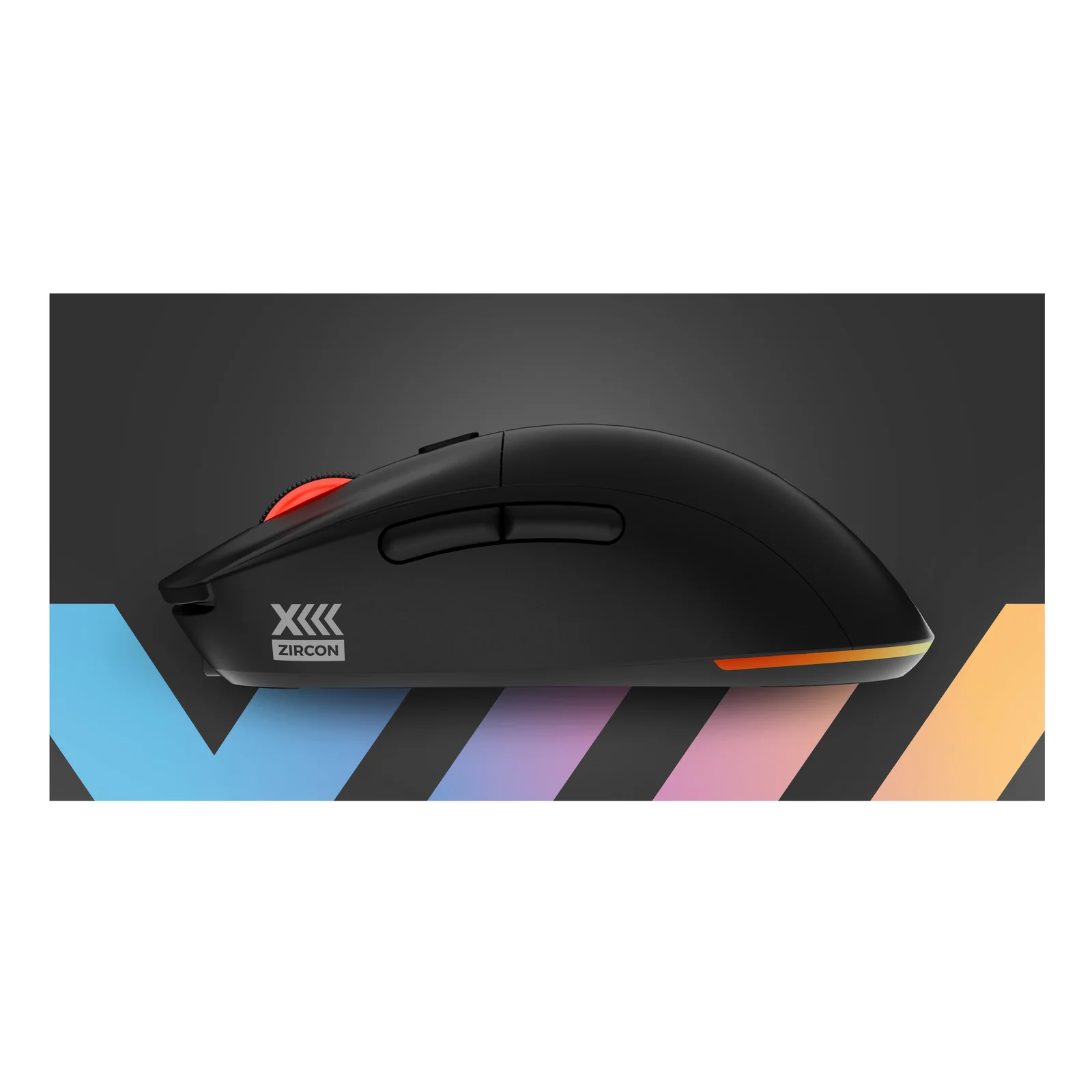 GENESIS Zircon XIII souris Gaming Ambidextre RF Wireless + USB Type-C Optique 26000 DPI