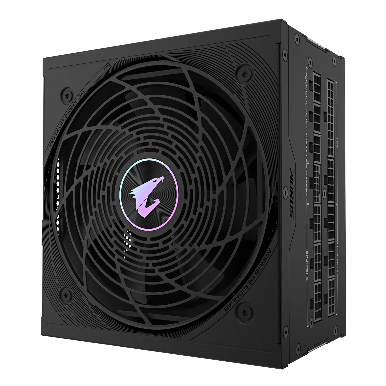 GIGABYTE AORUS ELITE P850W Alimentation - PCIe 5.0, 80 PLUS Platinum, Conception entièrement modulaire, Ventilateur de 120 mm, Compatible ATX 3.0, Prise EU