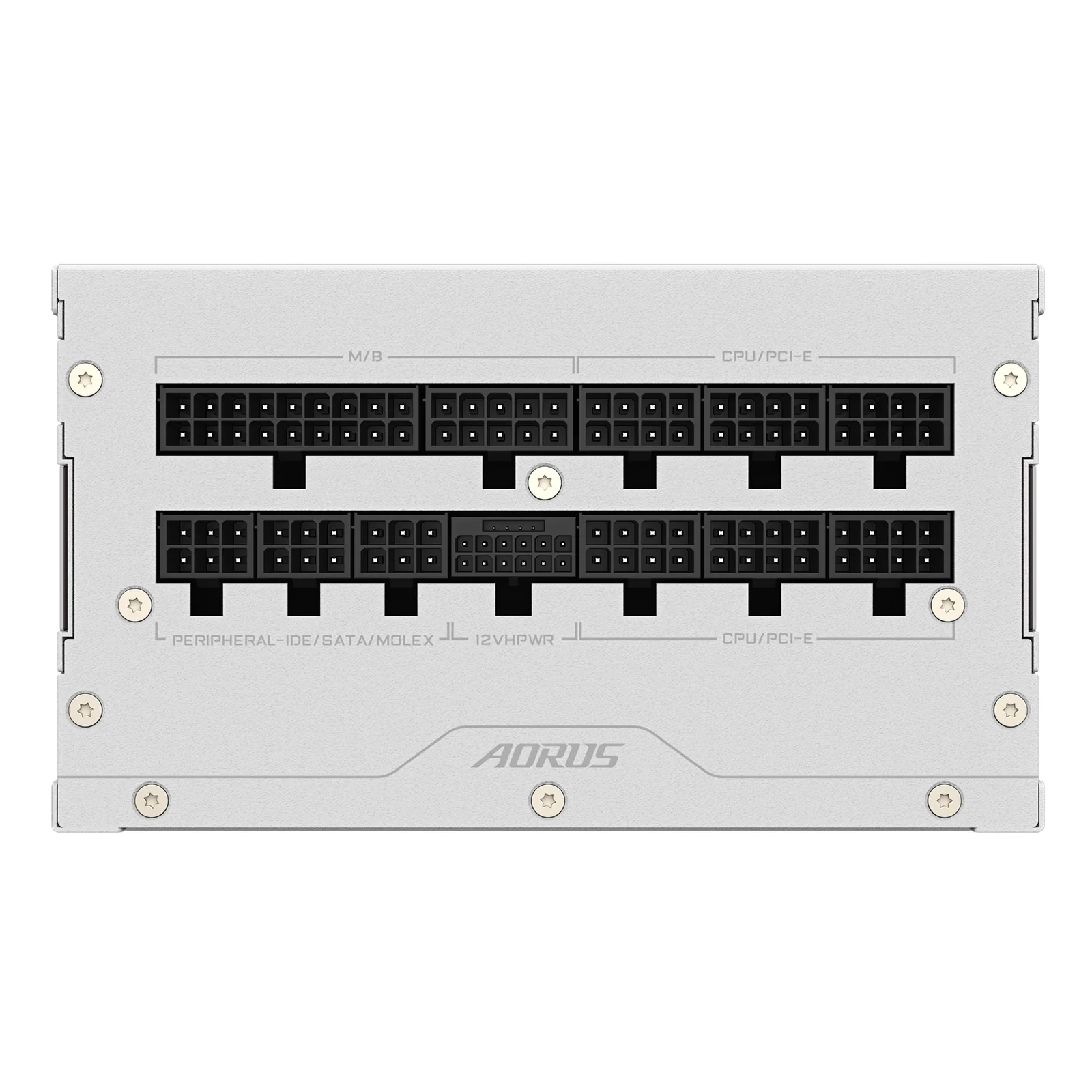 GIGABYTE AORUS ELITE P850W ICE Alimentation - PCIe 5.0, 80 PLUS Platinum, Conception entièrement modulaire, Ventilateur de 120 mm, Compatible ATX 3.0, Prise EU