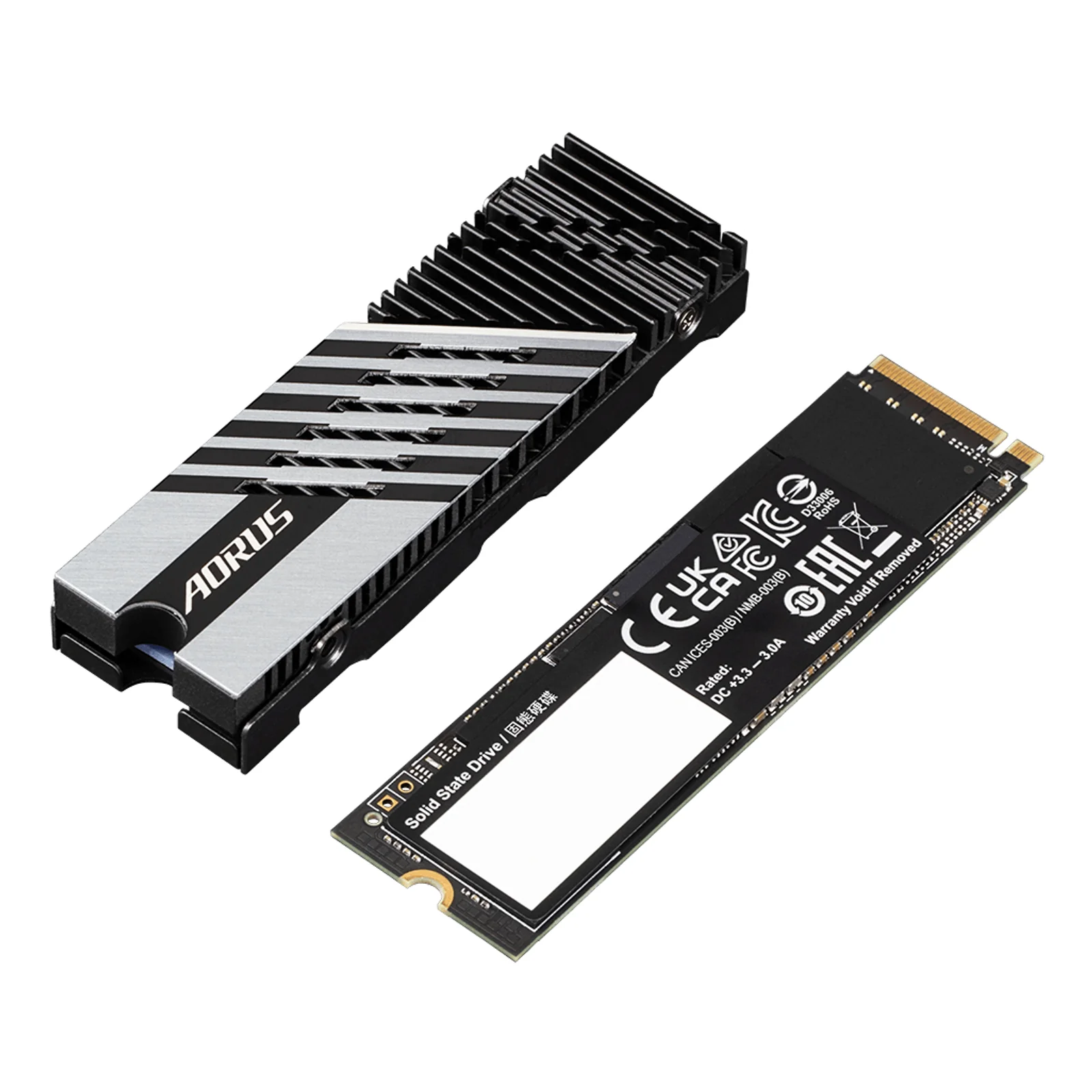 GIGABYTE AORUS Gen4 7300 SSD 2TB 2 To M.2 PCI Express 4.0 NVMe 3D TLC NAND