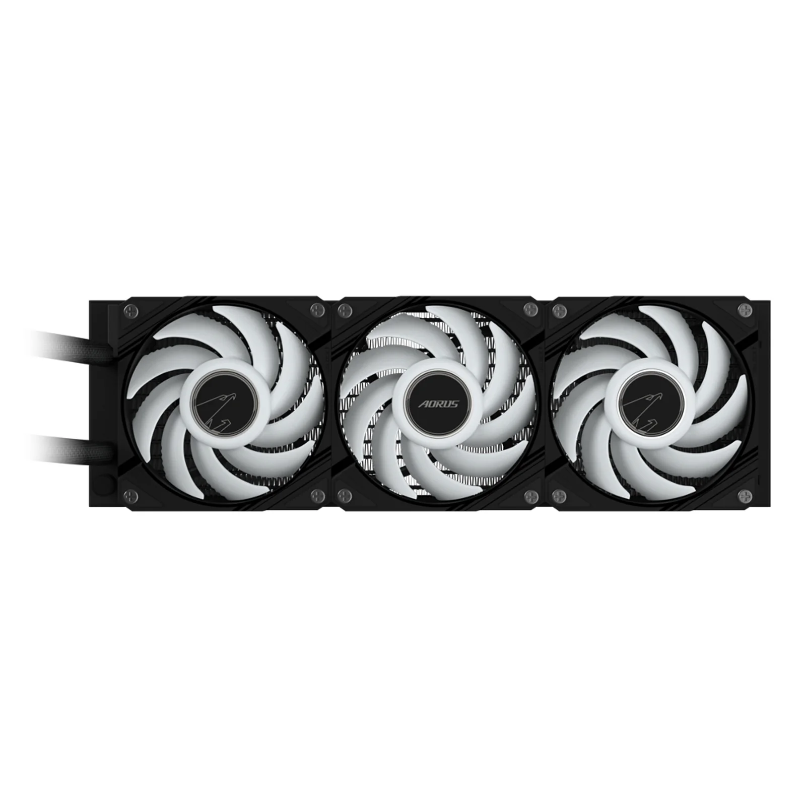 GIGABYTE AORUS WATERFORCE II 360 AIO Refroidisseur liquide pour processeur - 3x ventilateurs ARGB de 120 mm, mécanisme d'emboîtement, DAISY-CHAIN, compatible avec Intel LGA 1851 et AMD AM5