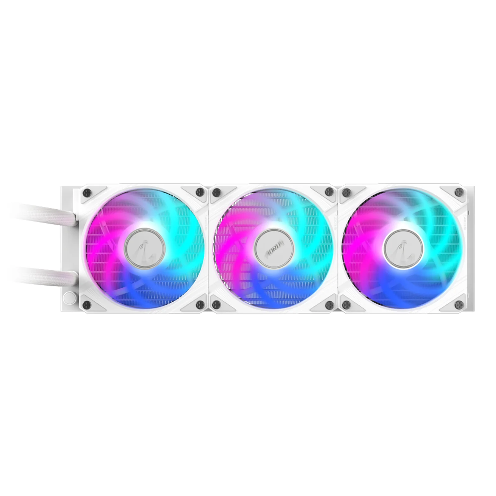 GIGABYTE AORUS WATERFORCE II 360 ICE Refroidisseur liquide pour processeur AIO - 3x ventilateurs ARGB de 120 mm, mécanisme d'emboîtement coulissant, DAISY-CHAIN, compatible avec Intel LGA 1851 et AMD AM5