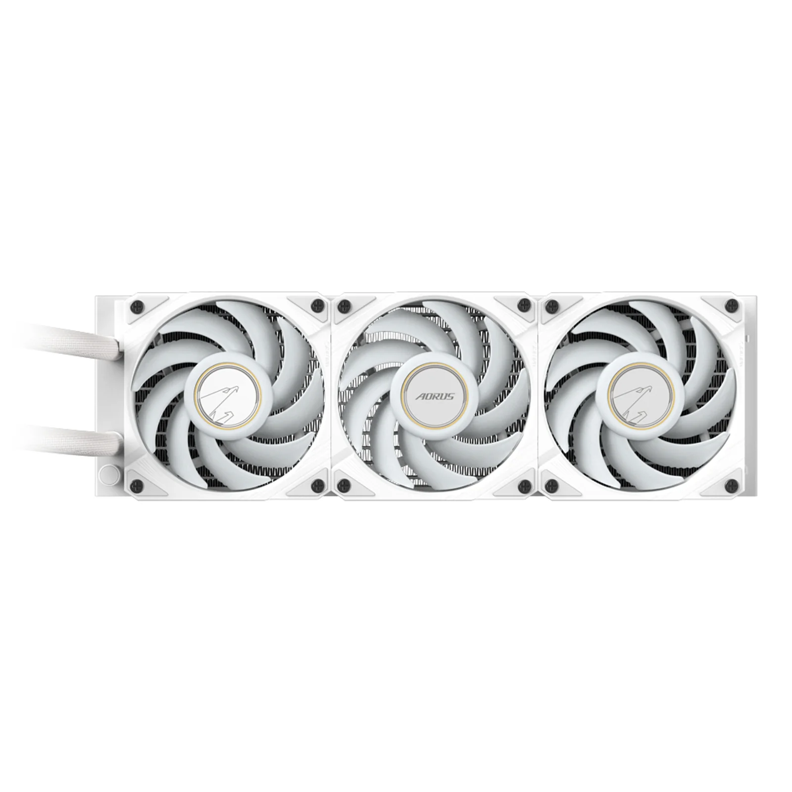 GIGABYTE AORUS WATERFORCE X II 360 ICE Refroidisseur liquide pour processeur AIO - 3x ventilateurs ARGB de 120 mm, écran LCD en couleur, DAISY-CHAIN, compatible avec Intel LGA 1851 et AMD AM5
