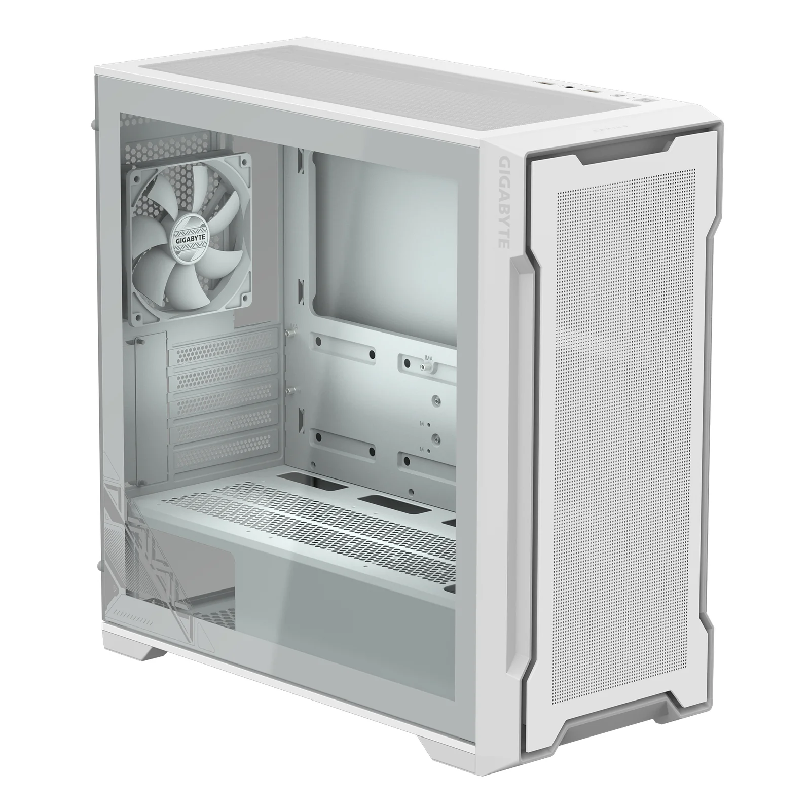 GIGABYTE C102 GLASS Midi Tower Blanc
