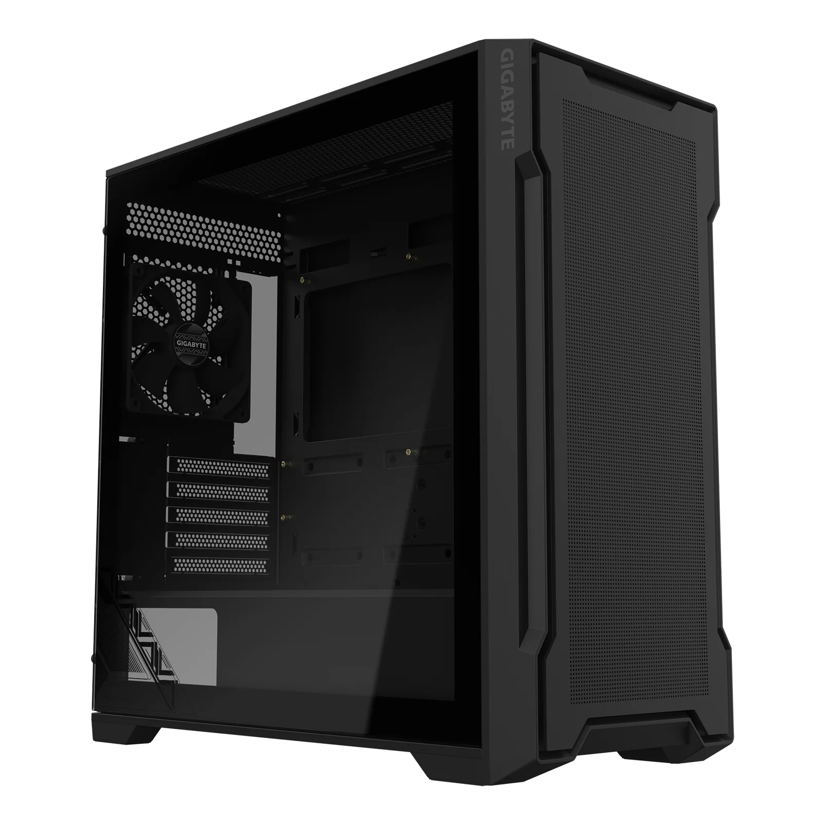 C102 GLASS Midi Tower Noir