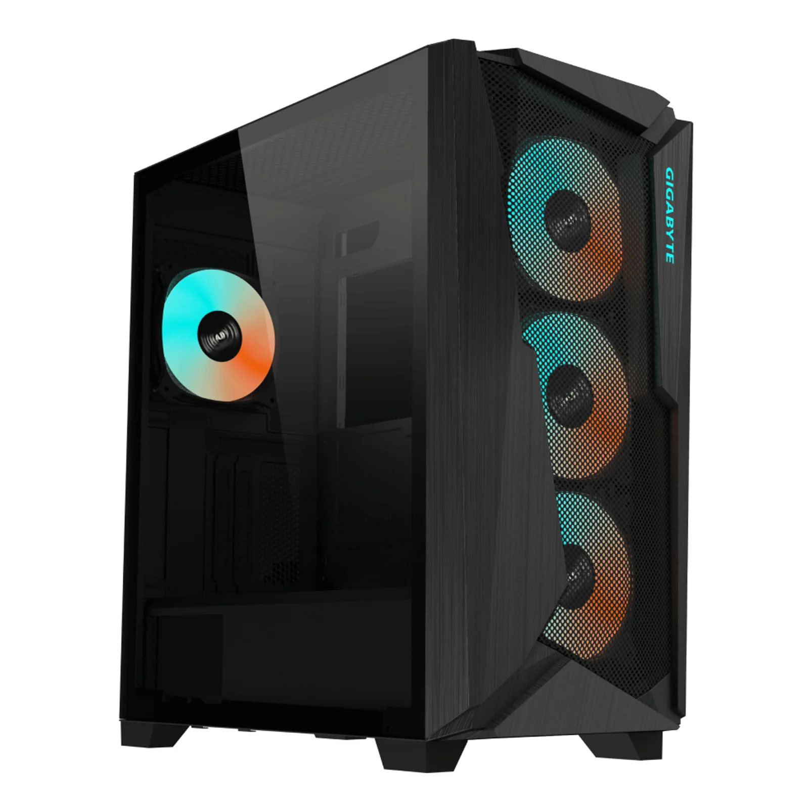C301 GLASS Midi Tower Noir