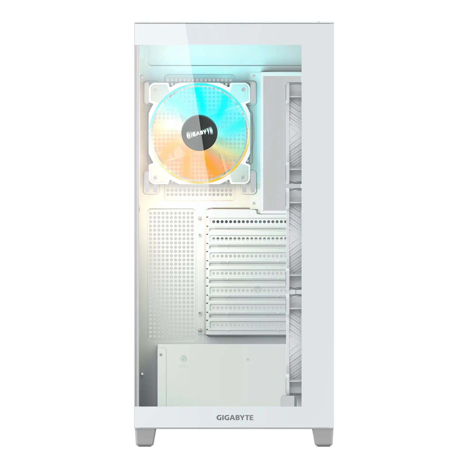 GIGABYTE C500 PANORAMIC STEALTH Midi Tower Blanc